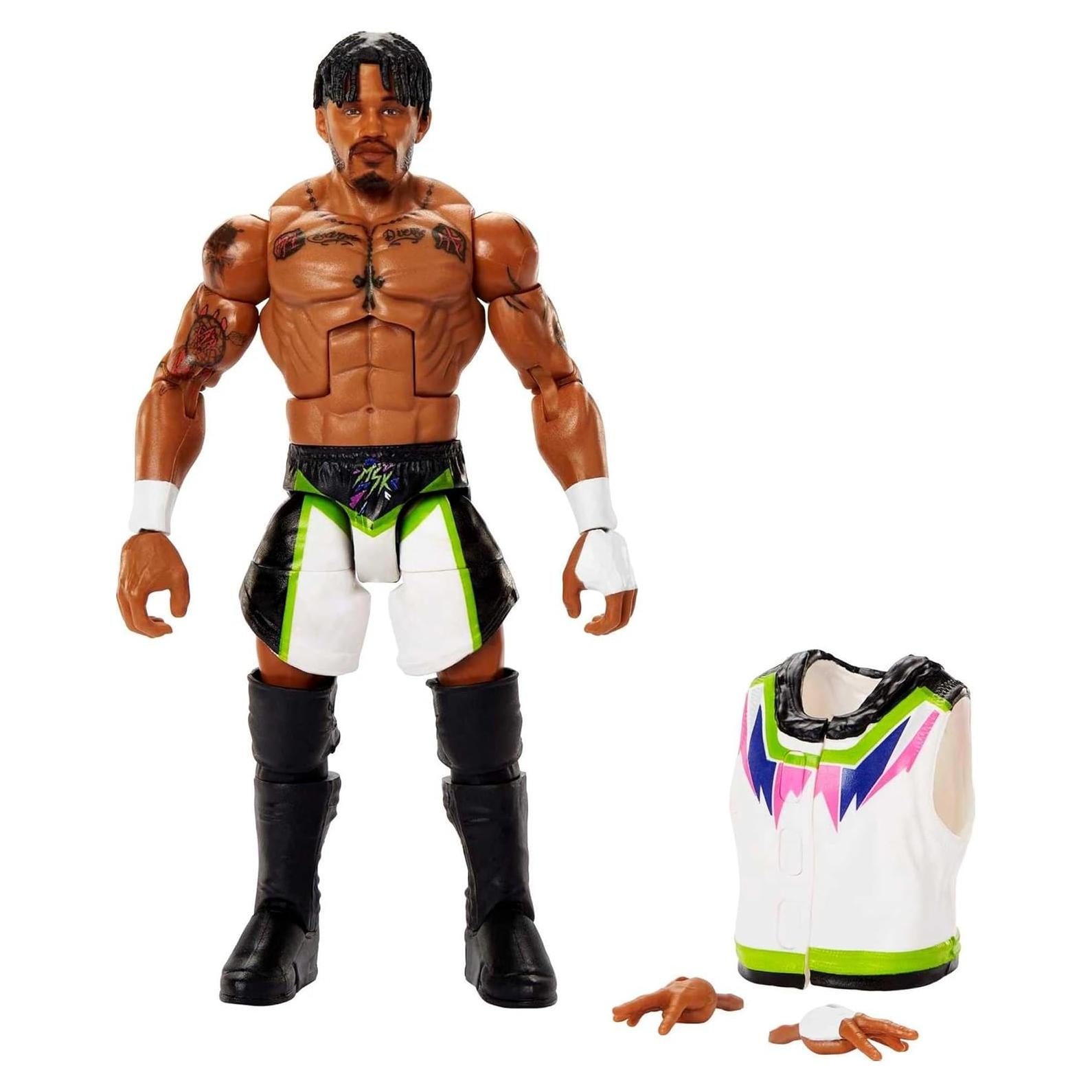 Figura de Acción Mattel WWE Wes Lee Elite 15.24 cm Coleccionable