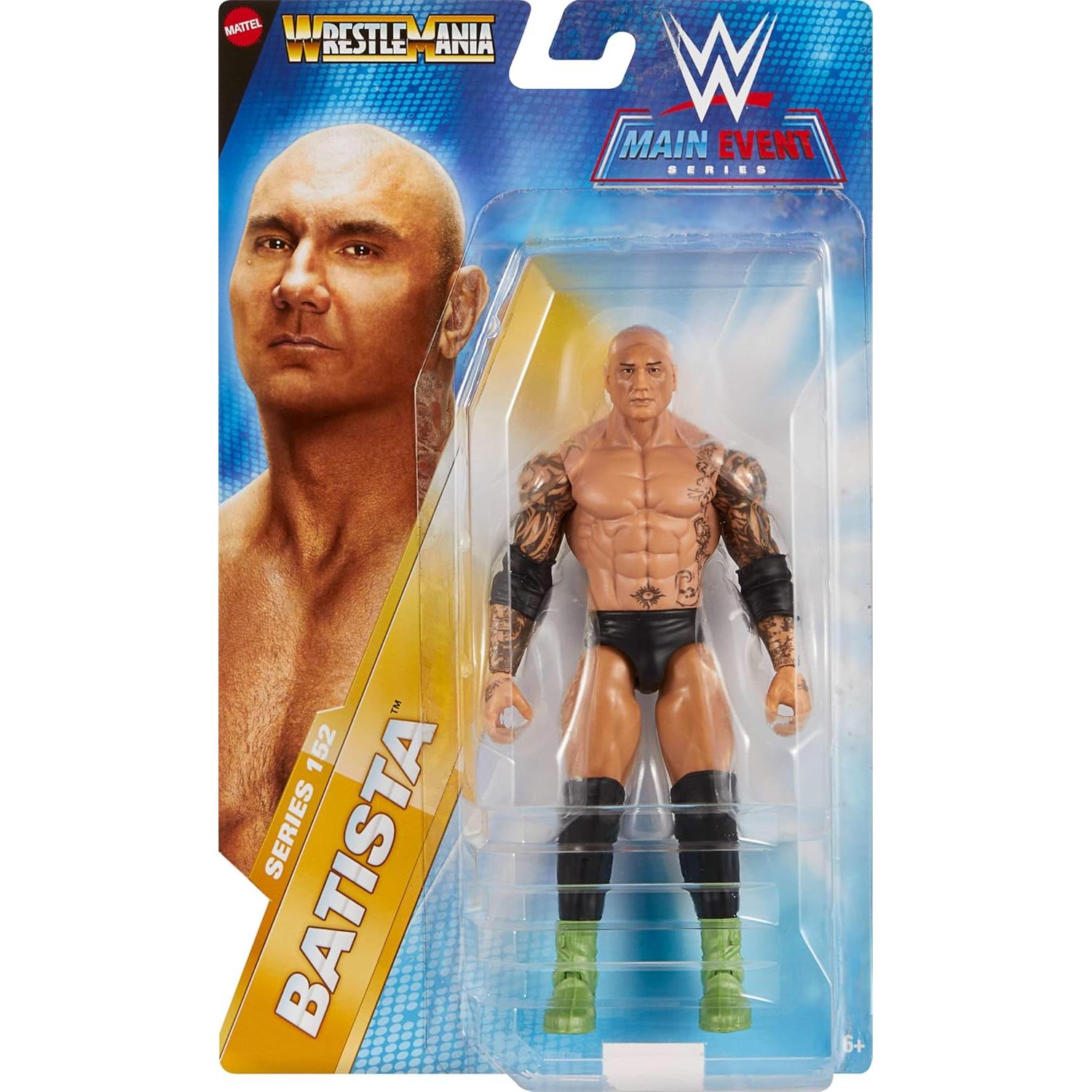 Figura de Acción Mattel WWE Batista 15.24 cm Coleccionable