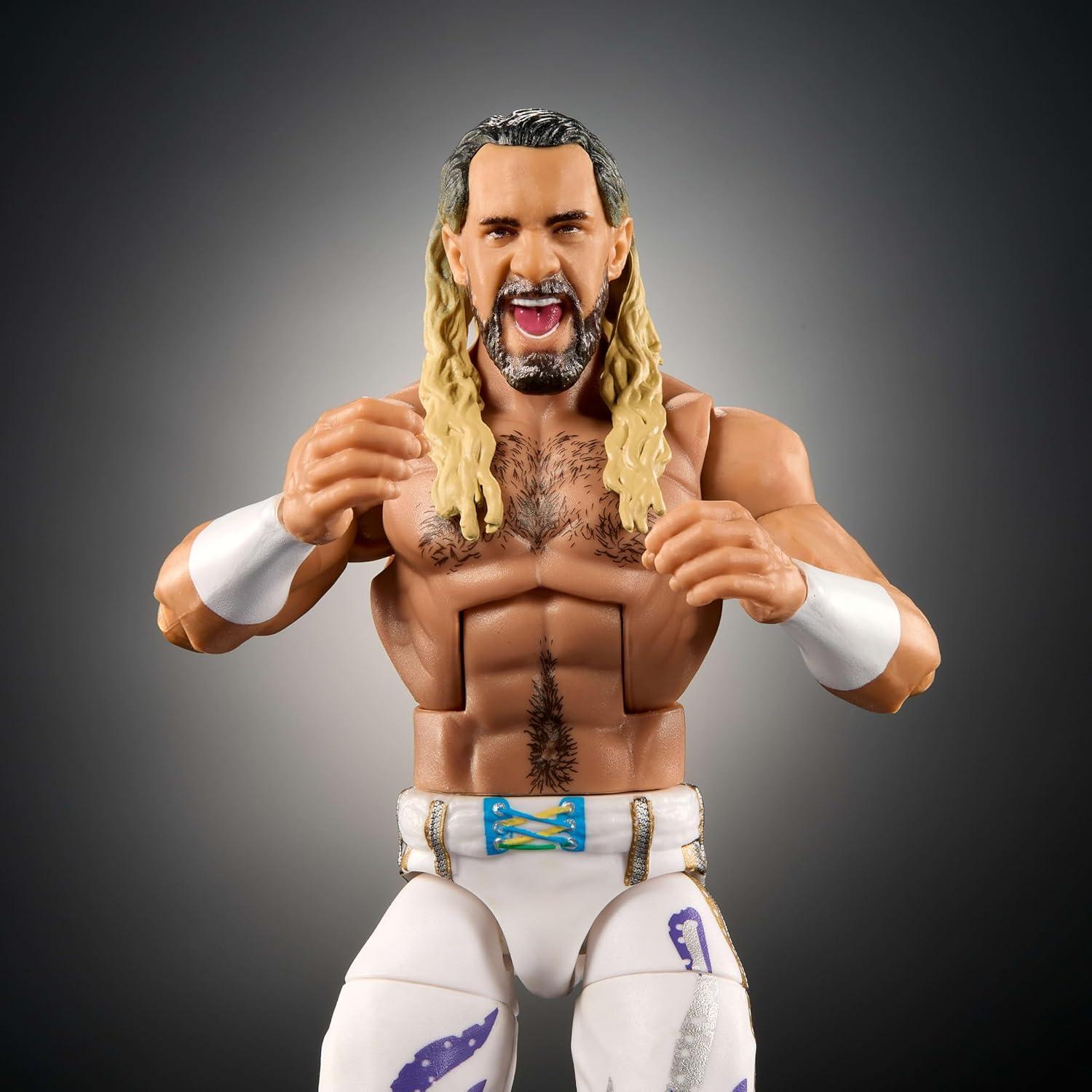 Figura de Acción Elite Mattel WWE Seth Rollins 15 cm Articulada