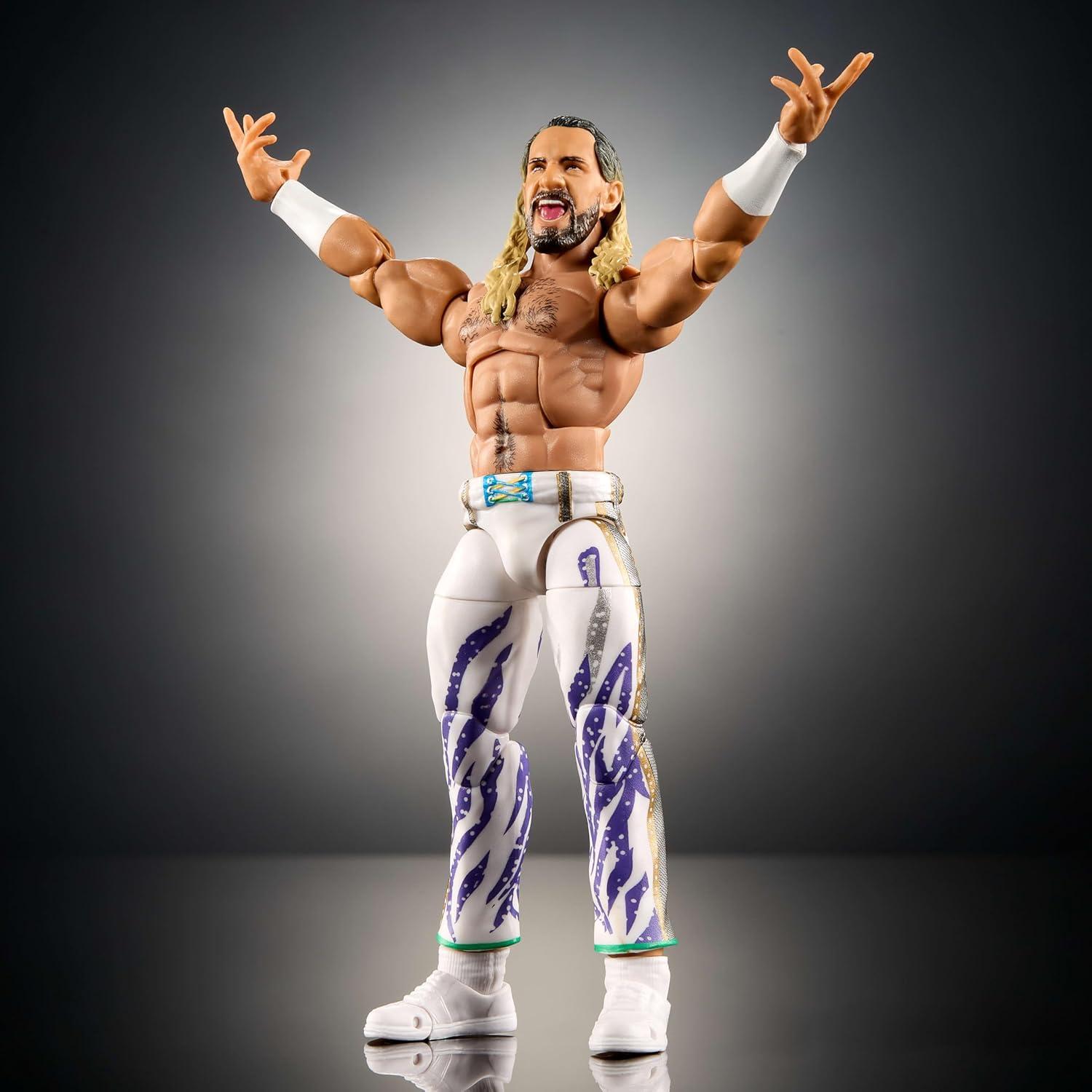 Figura de Acción Elite Mattel WWE Seth Rollins 15 cm Articulada
