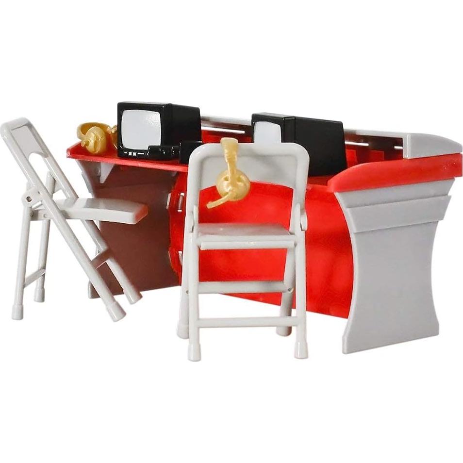 Mesa de Comentarios Roja y Gris Figures Toy Company 22.99x16cm