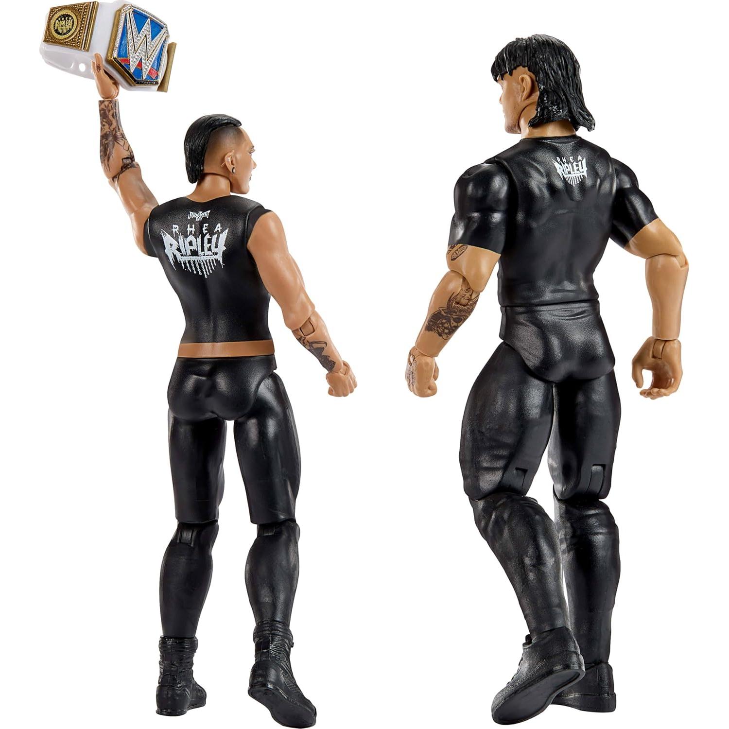 Figuras de Acción WWE Mattel 2-Pack Rhea Ripley y Dominik Mysterio