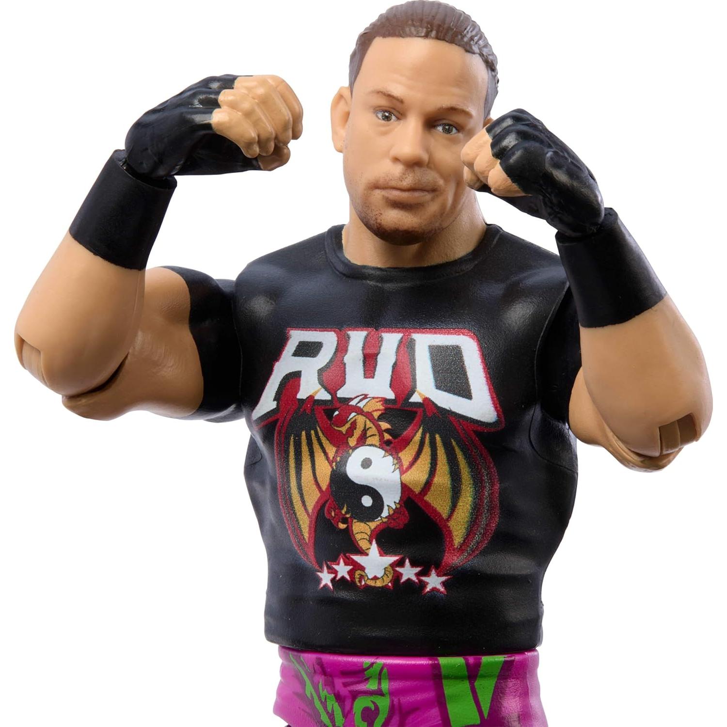 Figura de Acción Mattel WWE Rob Van Dam 15.24 cm Coleccionable