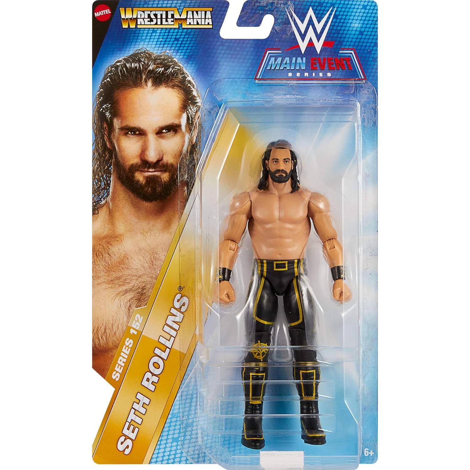 Figura de Acción Mattel WWE Seth Rollins 15.24 cm Coleccionable