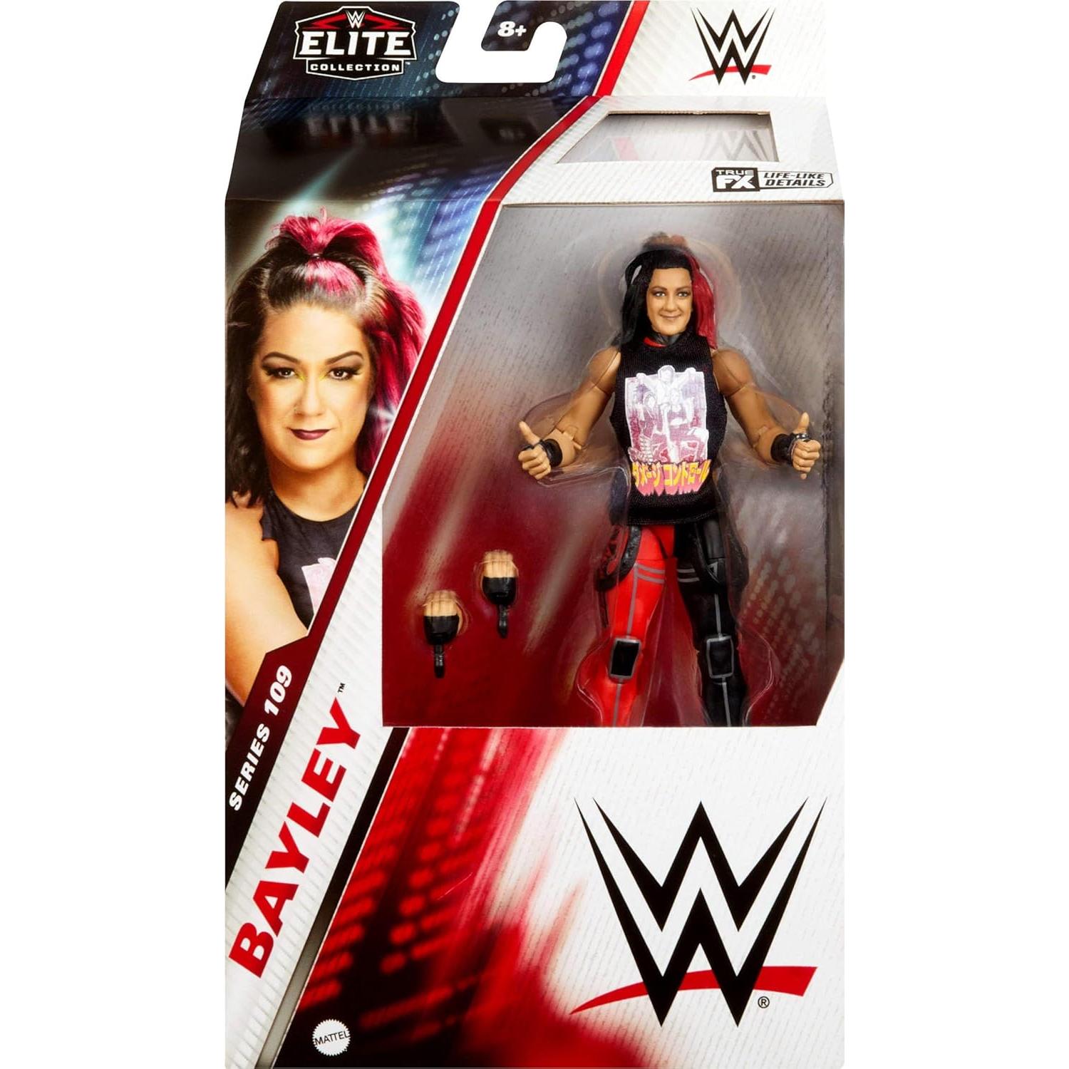 Figura de Acción WWE Elite Mattel Bayley 15.24 cm con Accesorios