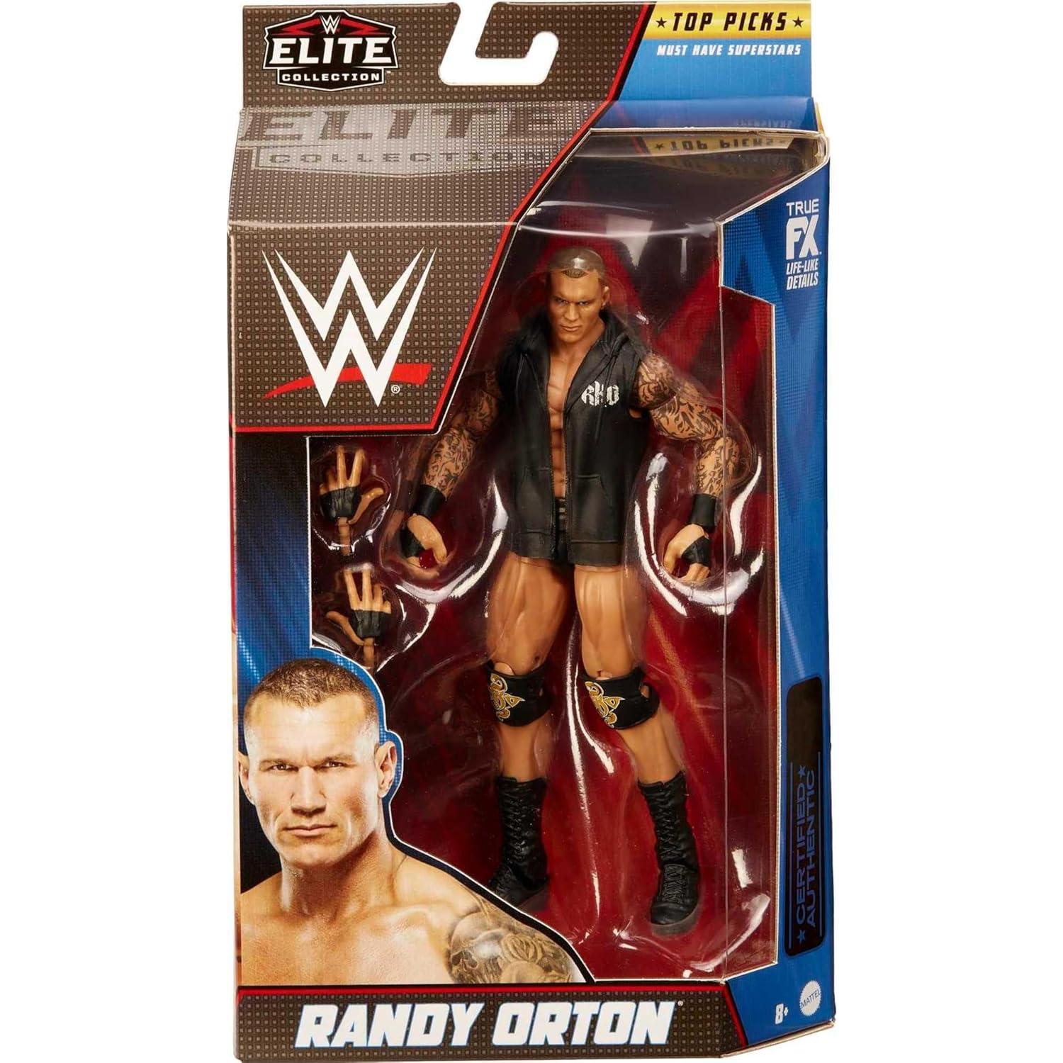 Figura de Acción WWE Elite Top Picks Randy Orton 15 cm Mattel