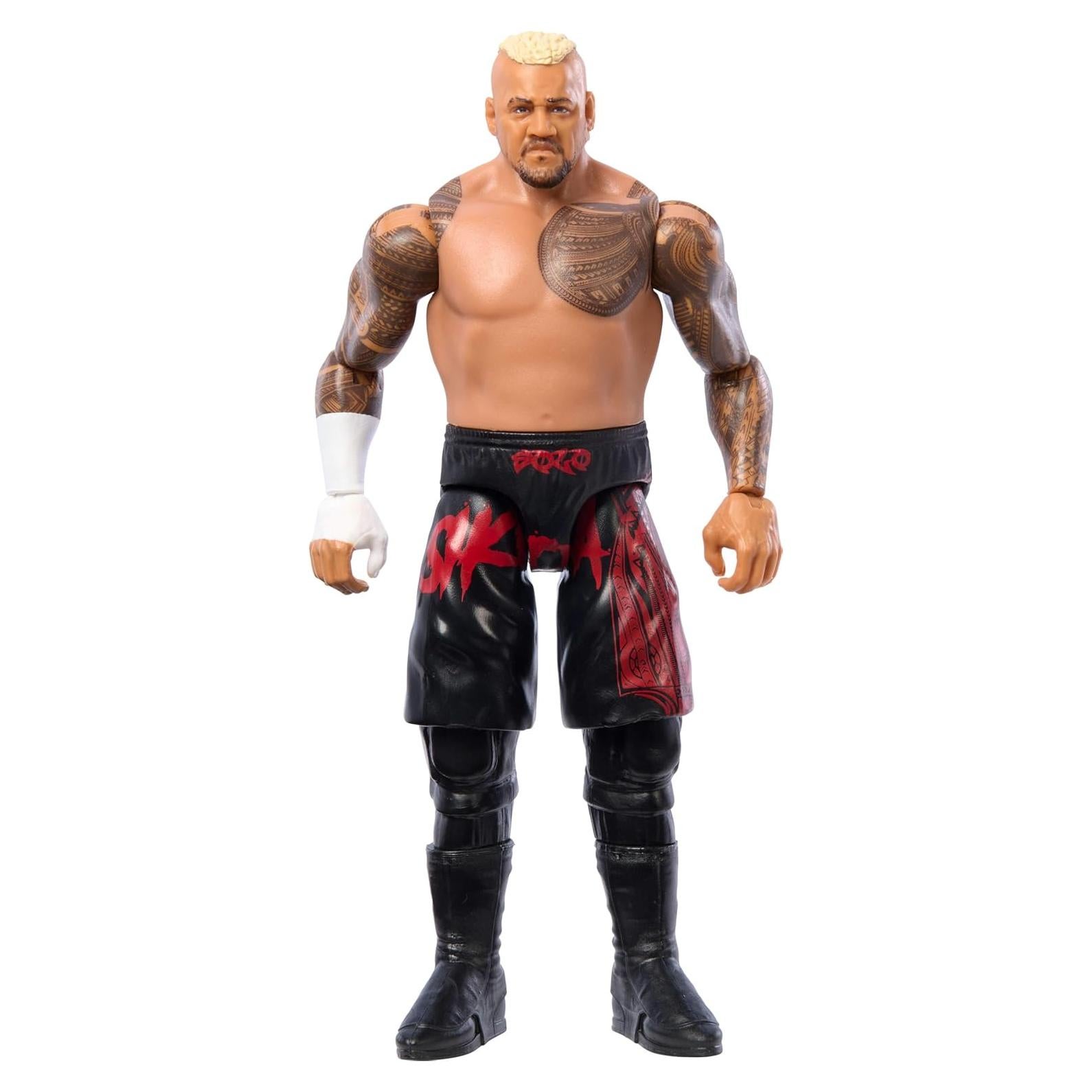Figura de Acción Mattel WWE Solo Sikoa 15.24 cm Coleccionable