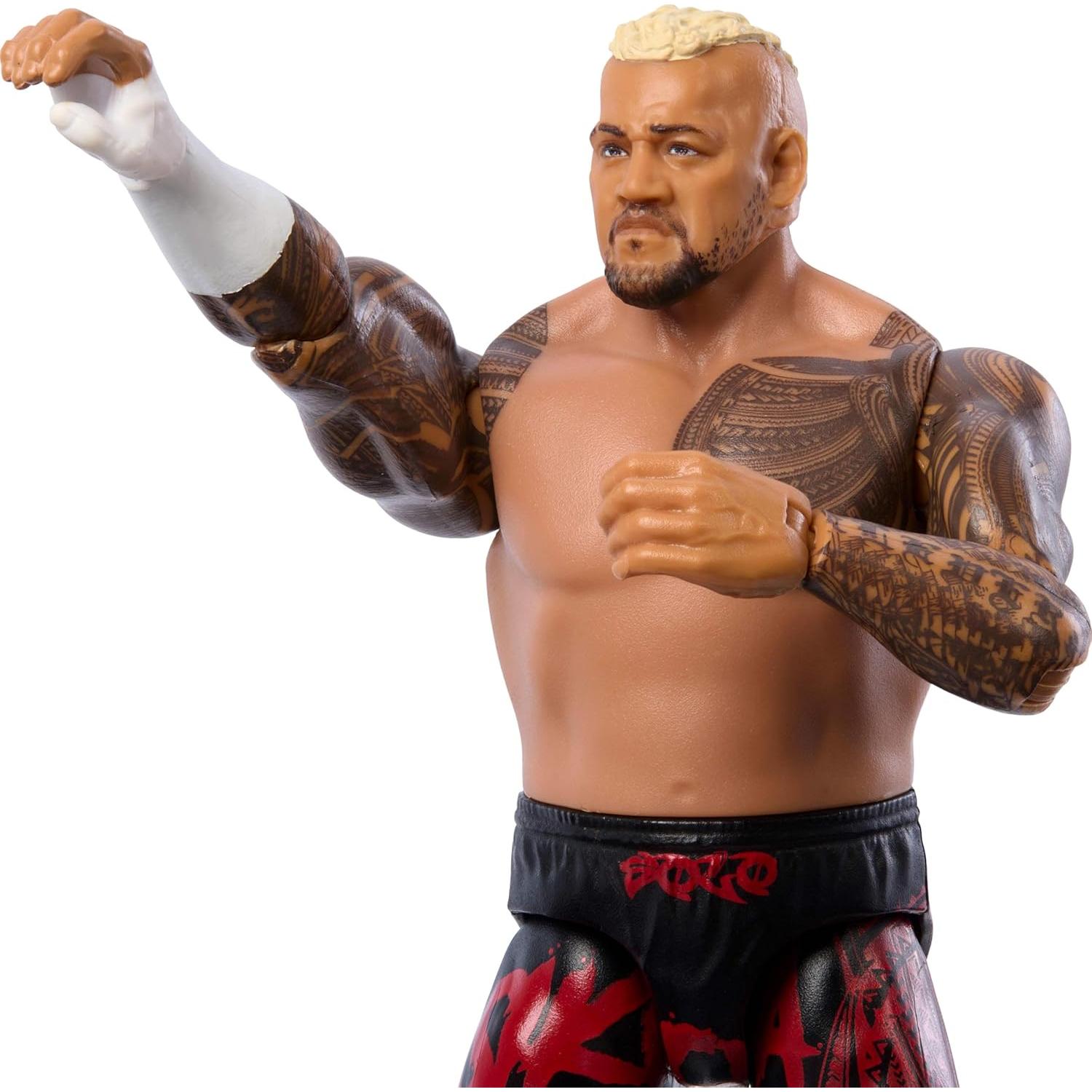 Figura de Acción Mattel WWE Solo Sikoa 15.24 cm Coleccionable