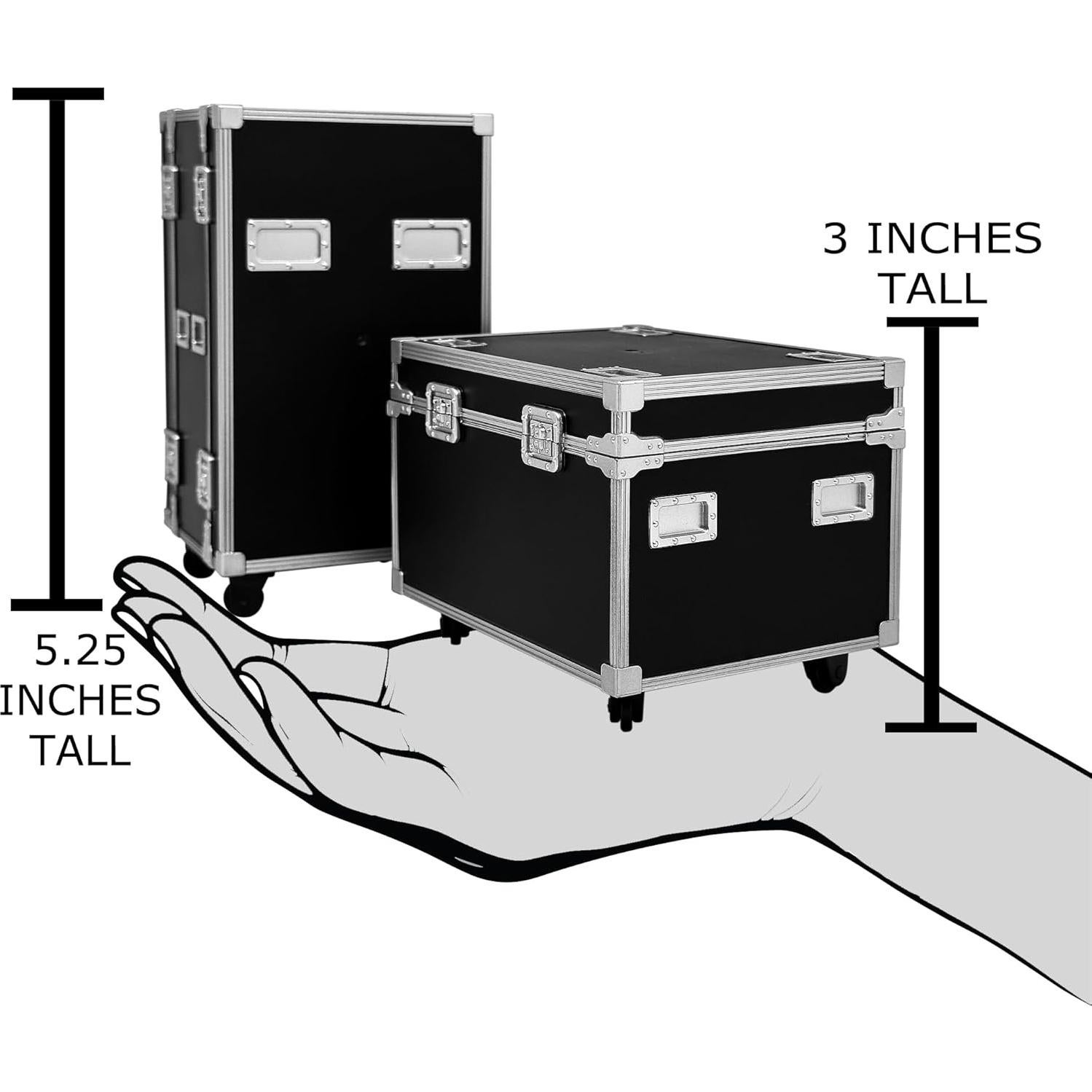 Juego de 2 Maletas para Figuras de Lucha Libre FTC-ROADCASES