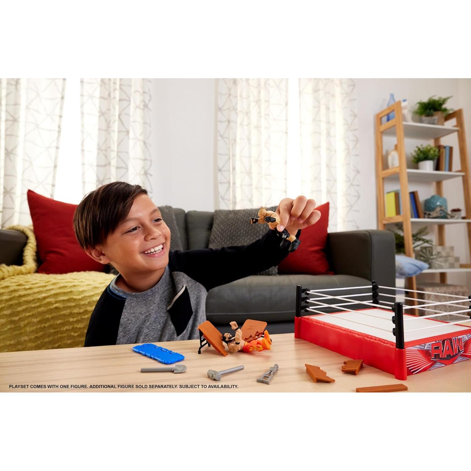 Juego de Lucha WWE Knuckle Crunchers Mattel con Brock Lesnar