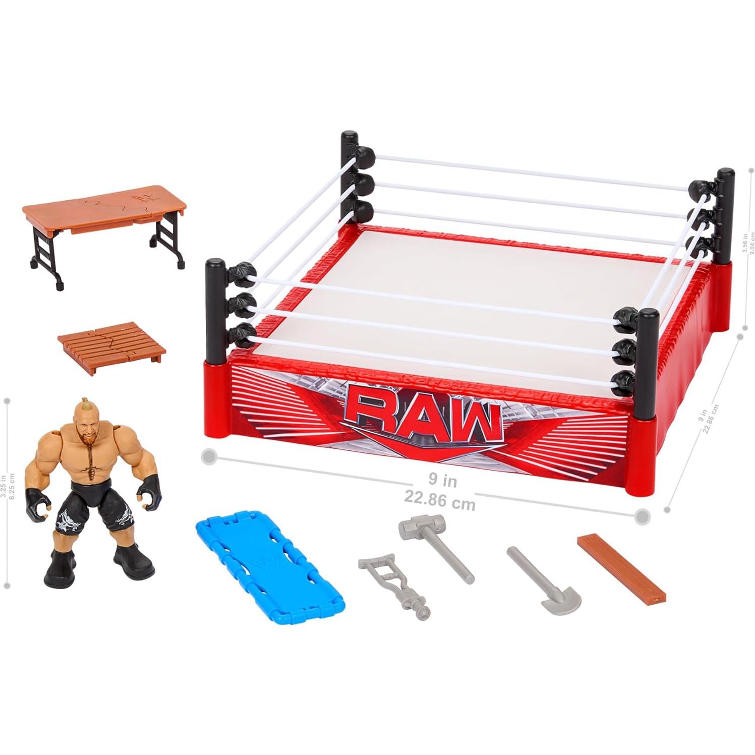 Juego de Lucha WWE Knuckle Crunchers Mattel con Brock Lesnar