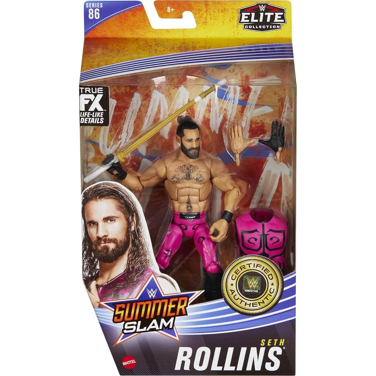 Figura de Acción WWE Mattel Seth Rollins Elite 15.24 cm