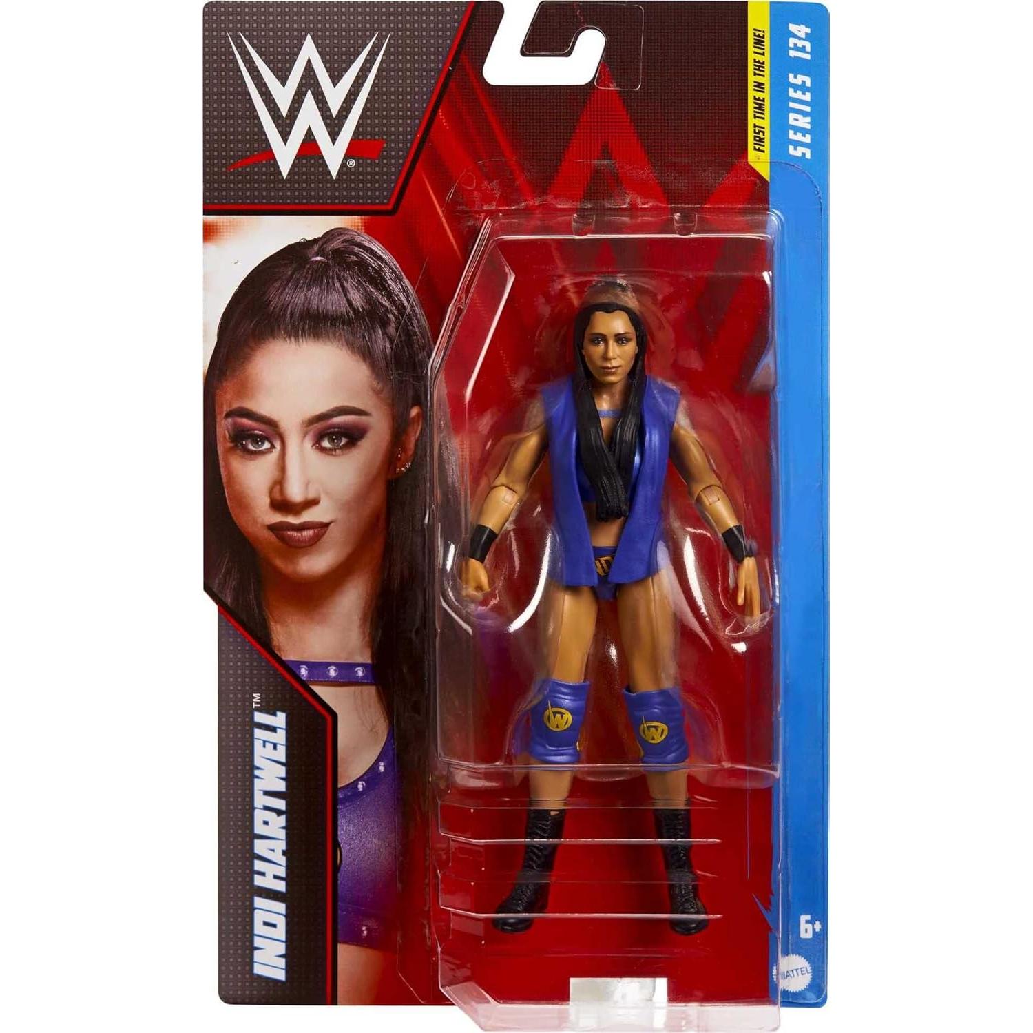 Figura de Acción WWE Indi Hartwell Mattel 15 cm Coleccionable