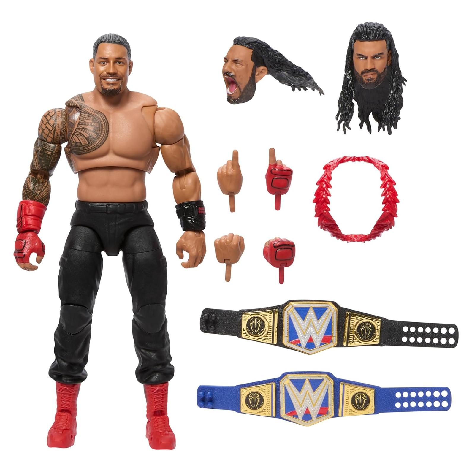 Figura de Acción WWE Ultimate Edition Mattel Roman Reigns 15 cm