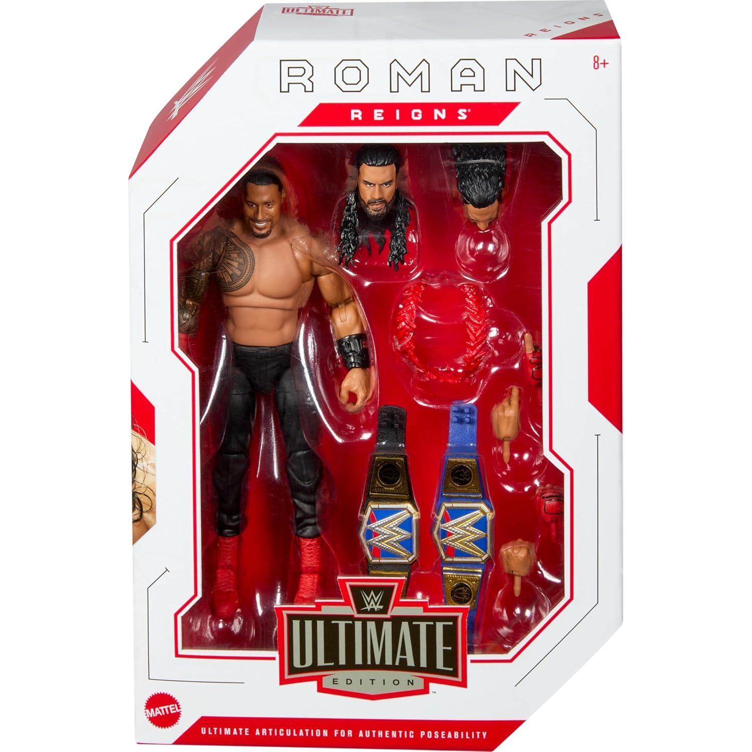 Figura de Acción WWE Ultimate Edition Mattel Roman Reigns 15 cm