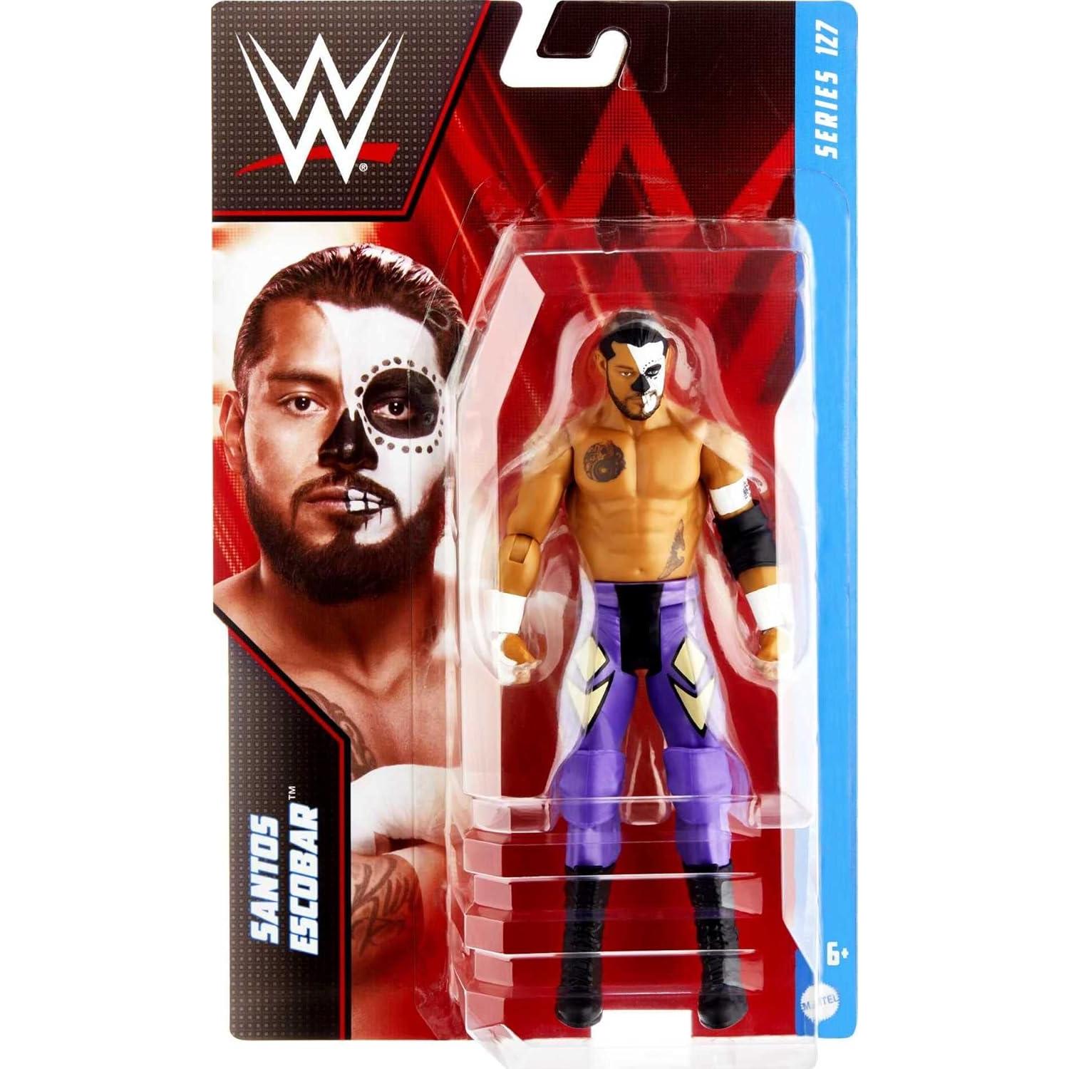 Figura de Acción WWE Santos Escobar 15 cm Coleccionable Mattel