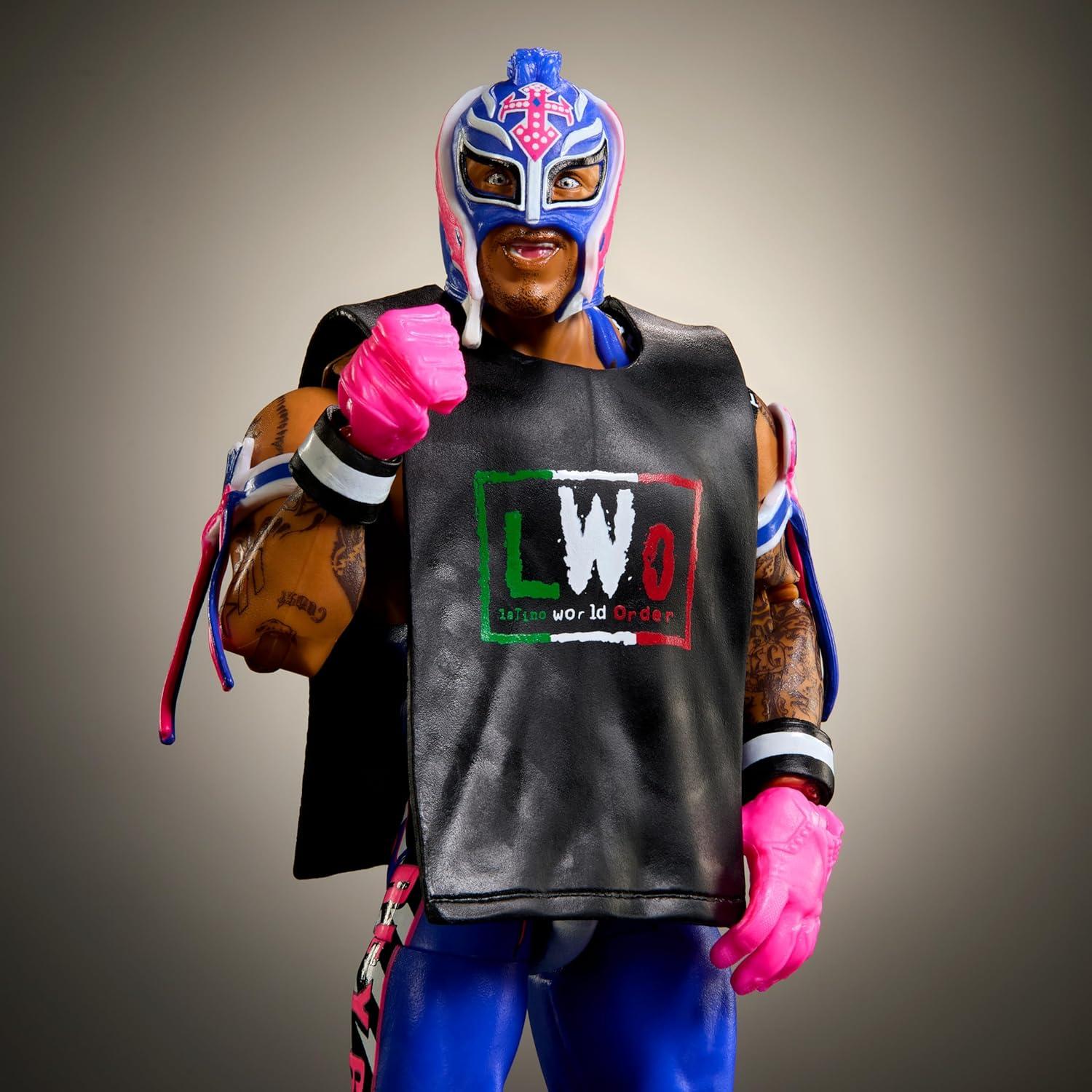 Figura de Acción Mattel WWE Elite Rey Mysterio 15.24 cm