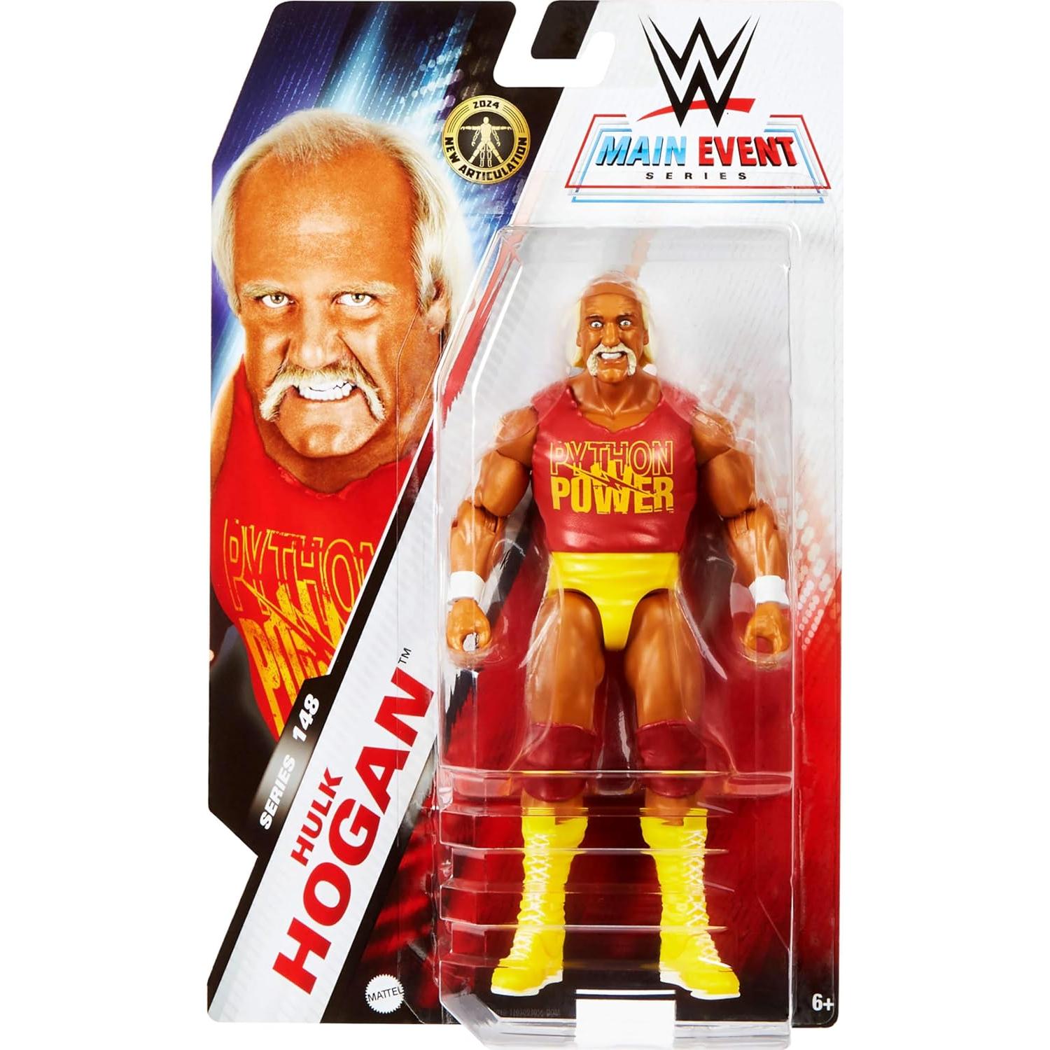 Figura de Acción WWE Mattel Hulk Hogan 15 cm Articulada