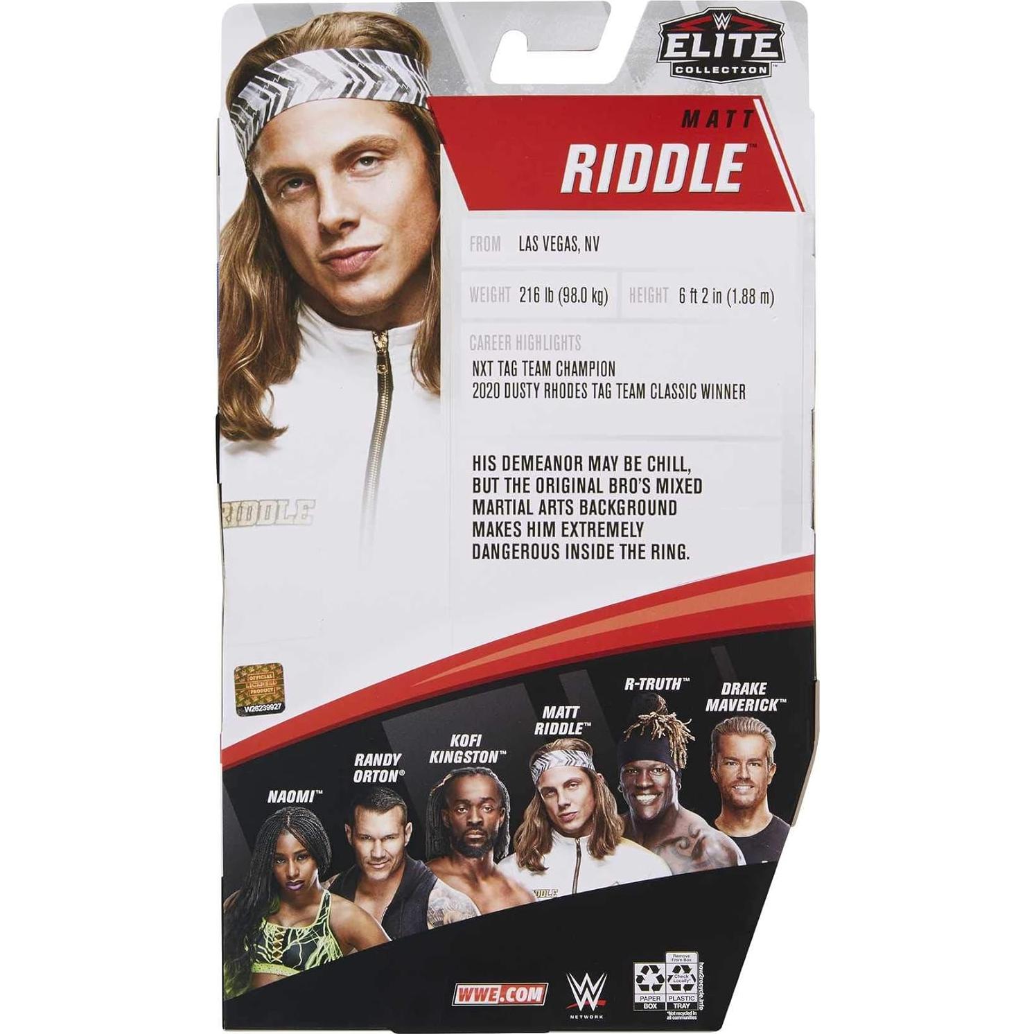 Figura de Acción WWE Matt Riddle Elite Series #78 15.24 cm