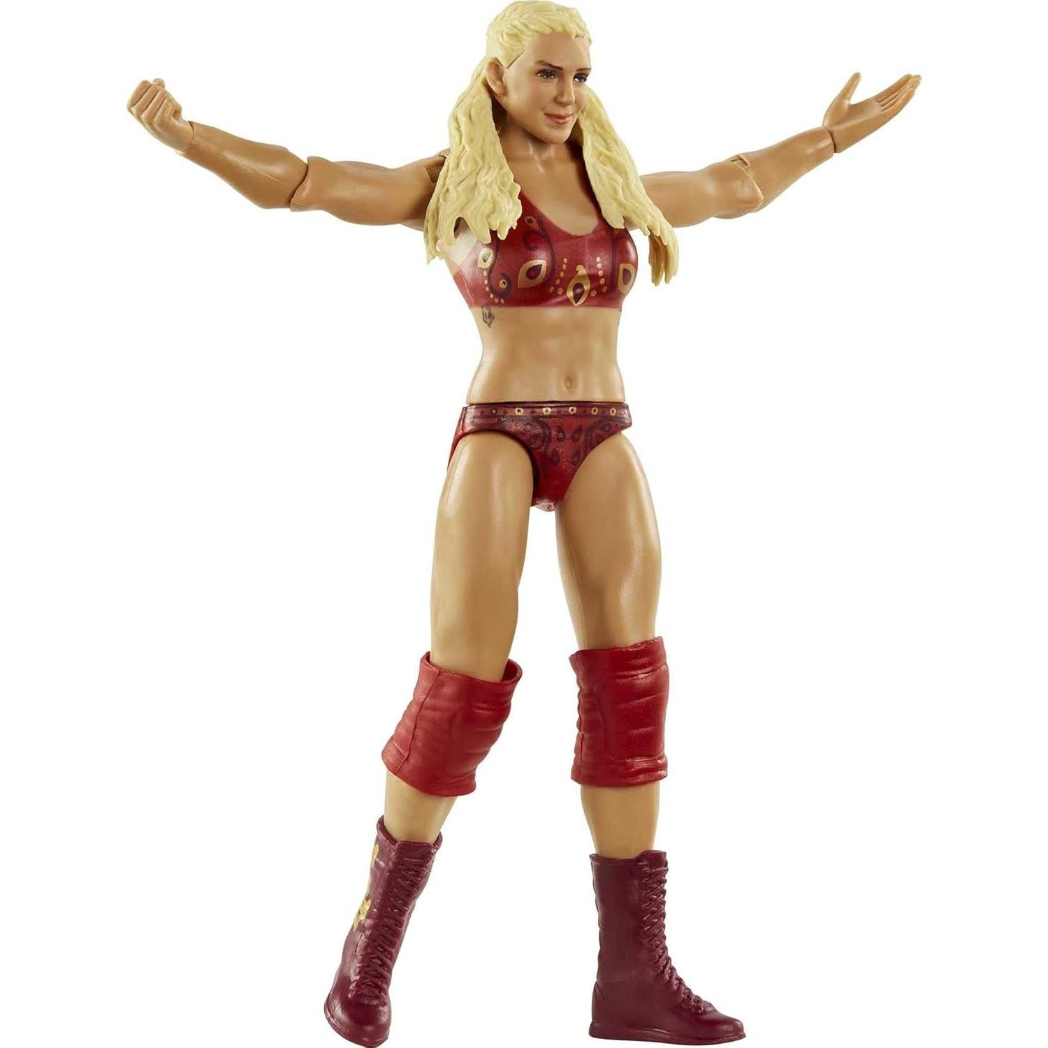 Figura de Acción WWE Charlotte Mattel 15 cm Coleccionable