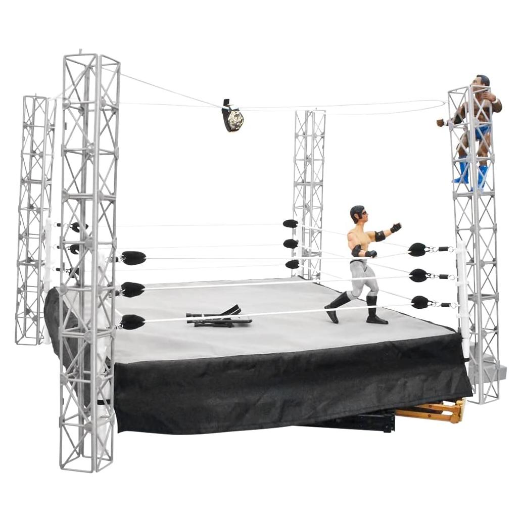 Juego de figuras de acción lucha libre Highwire War 4 vigas