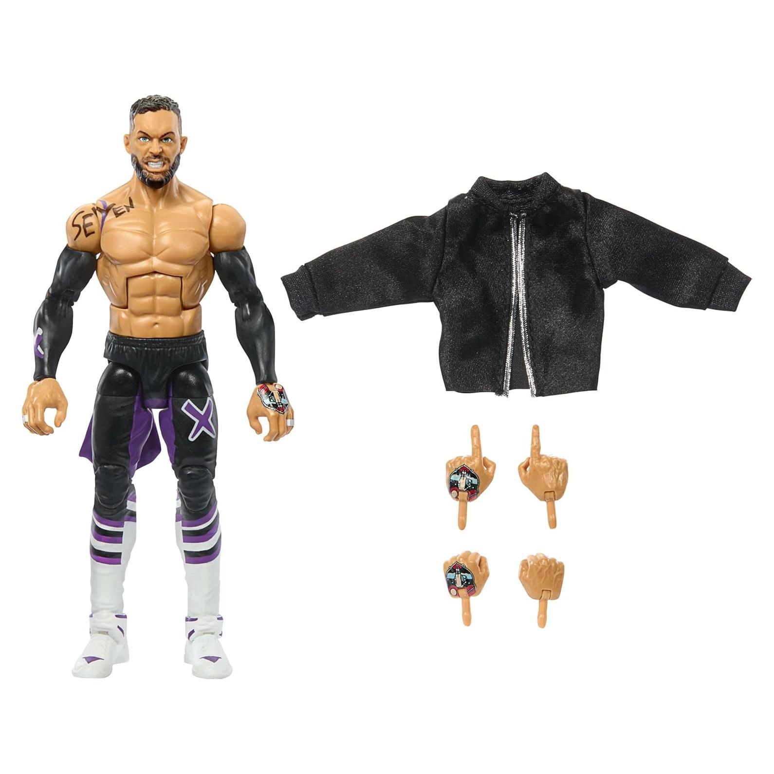 Figura de Acción Elite Mattel WWE Finn Balor 15 cm Articulada