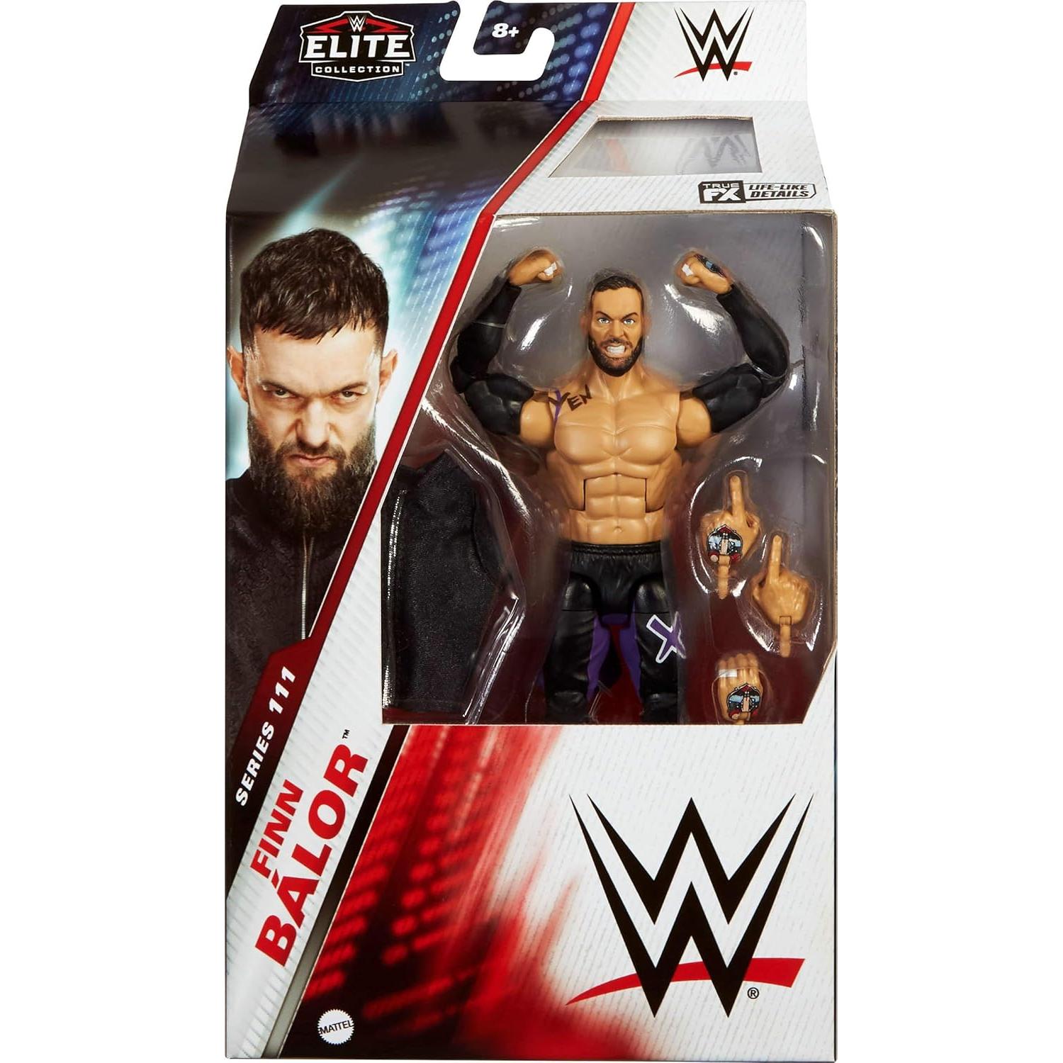 Figura de Acción Elite Mattel WWE Finn Balor 15 cm Articulada