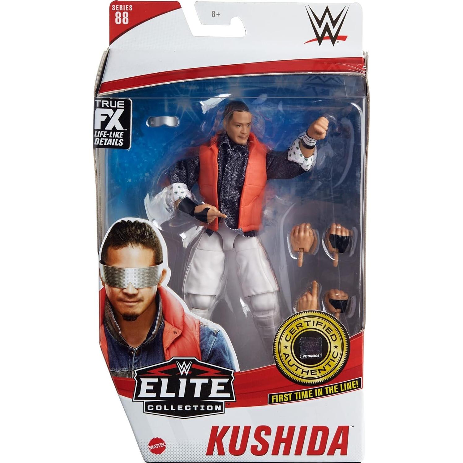 Figura de Acción WWE Elite Collection Kushida 15.24 cm Posable