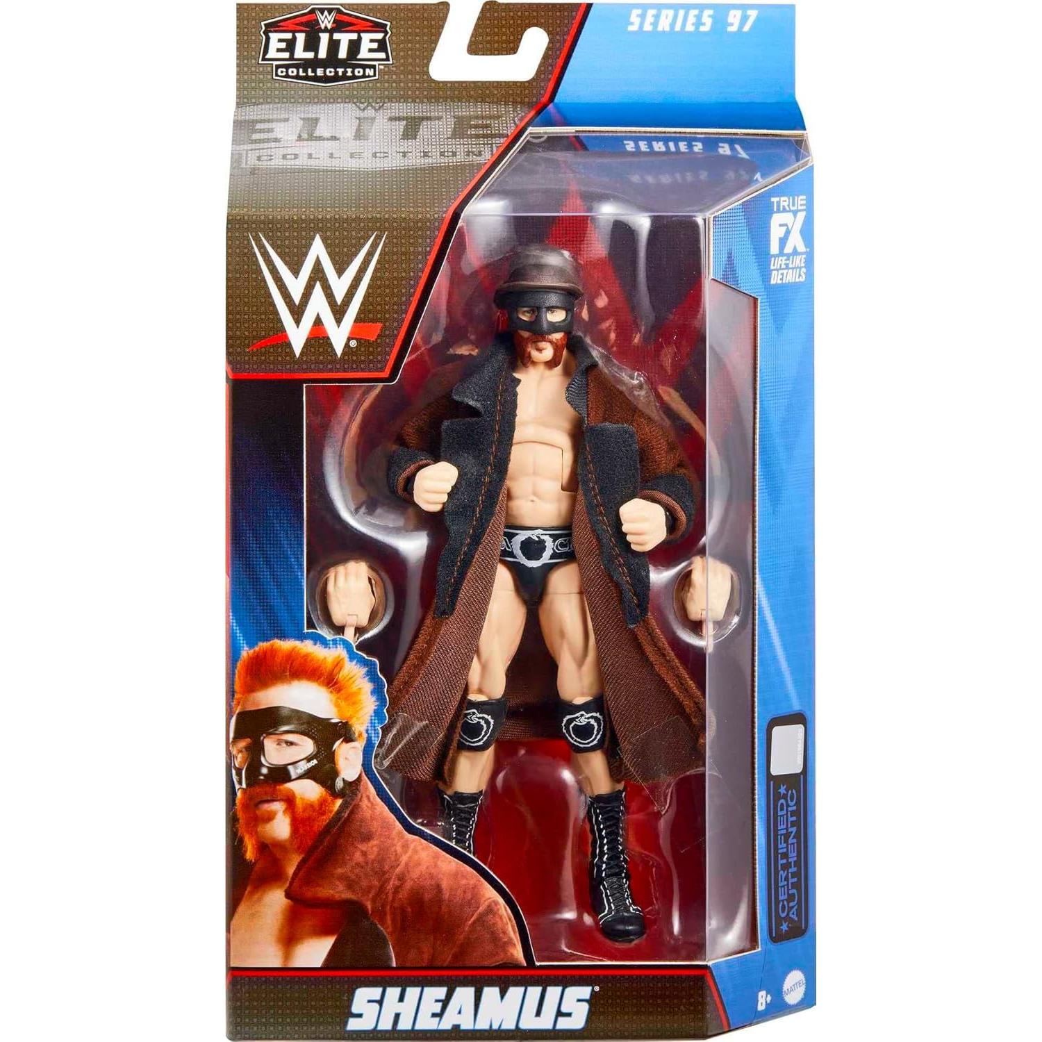 Figura de Acción Mattel WWE Elite Sheamus 15 cm Detalle Realista