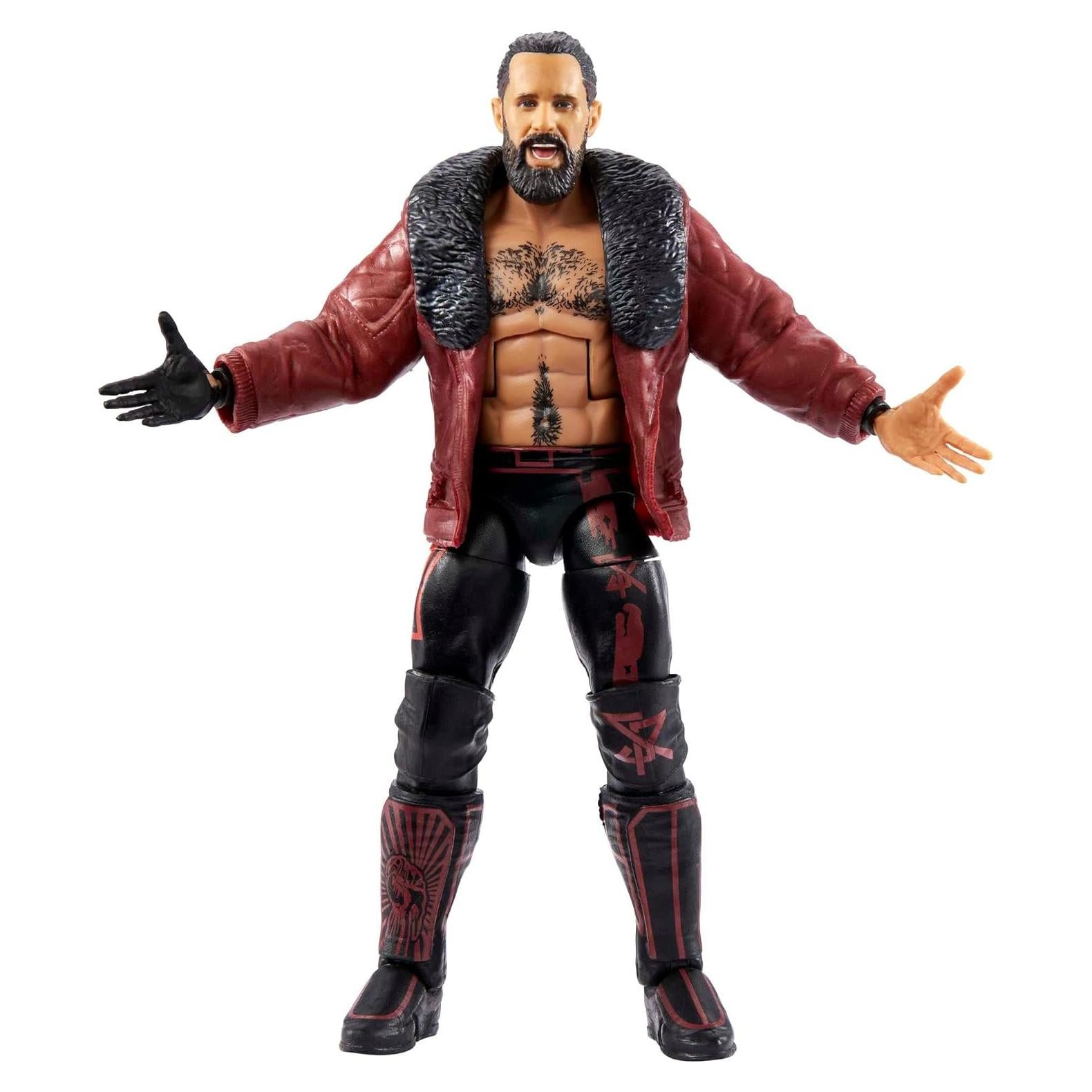 Figura de acción Mattel WWE Elite Seth Rollins 15.24 cm