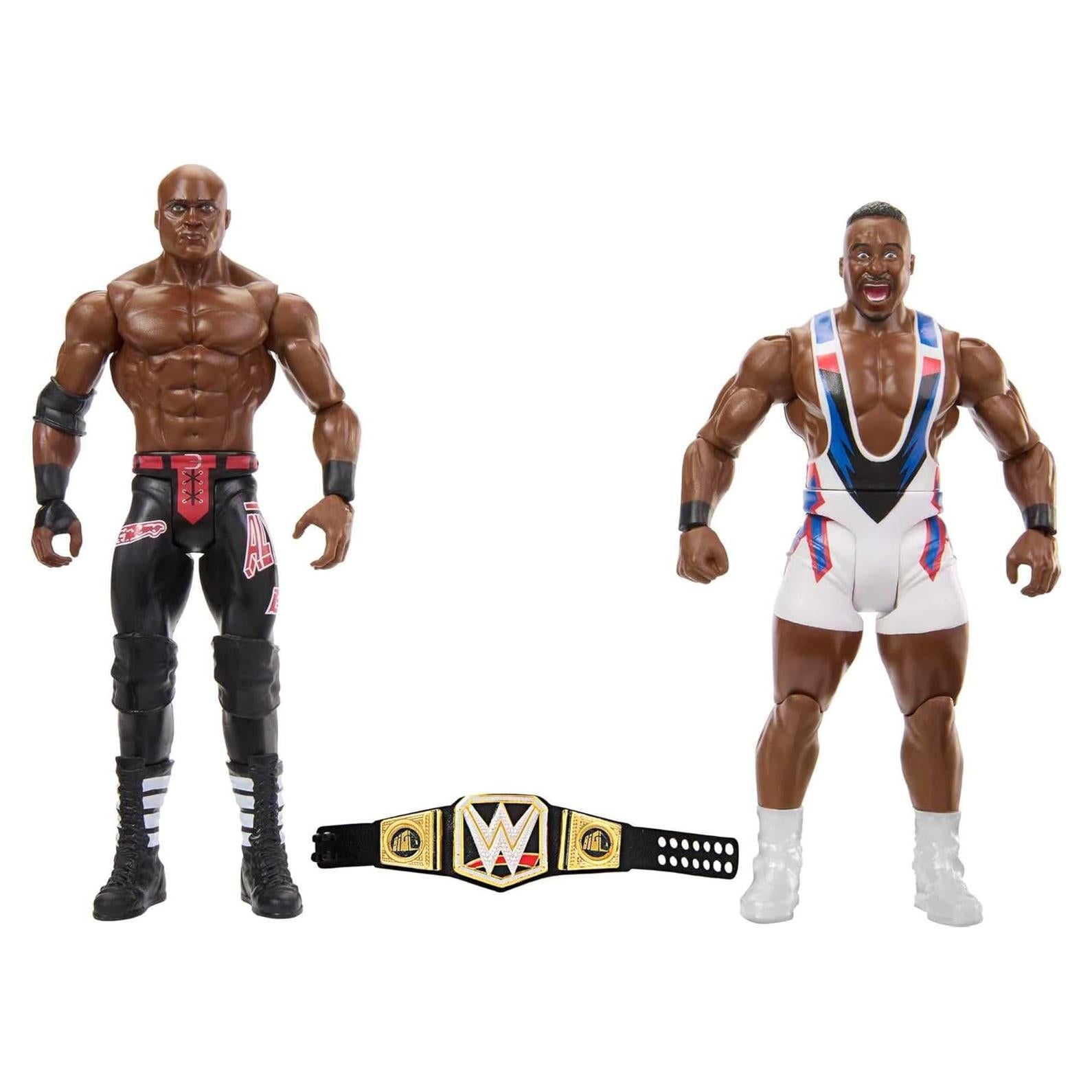 Figura de Acción WWE 2-Pack Mattel Big E y Bobby Lashley 15 cm