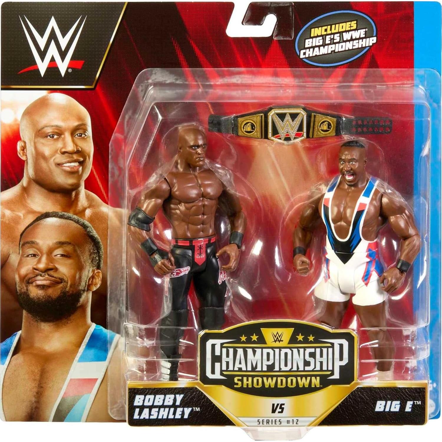 Figura de Acción WWE 2-Pack Mattel Big E y Bobby Lashley 15 cm