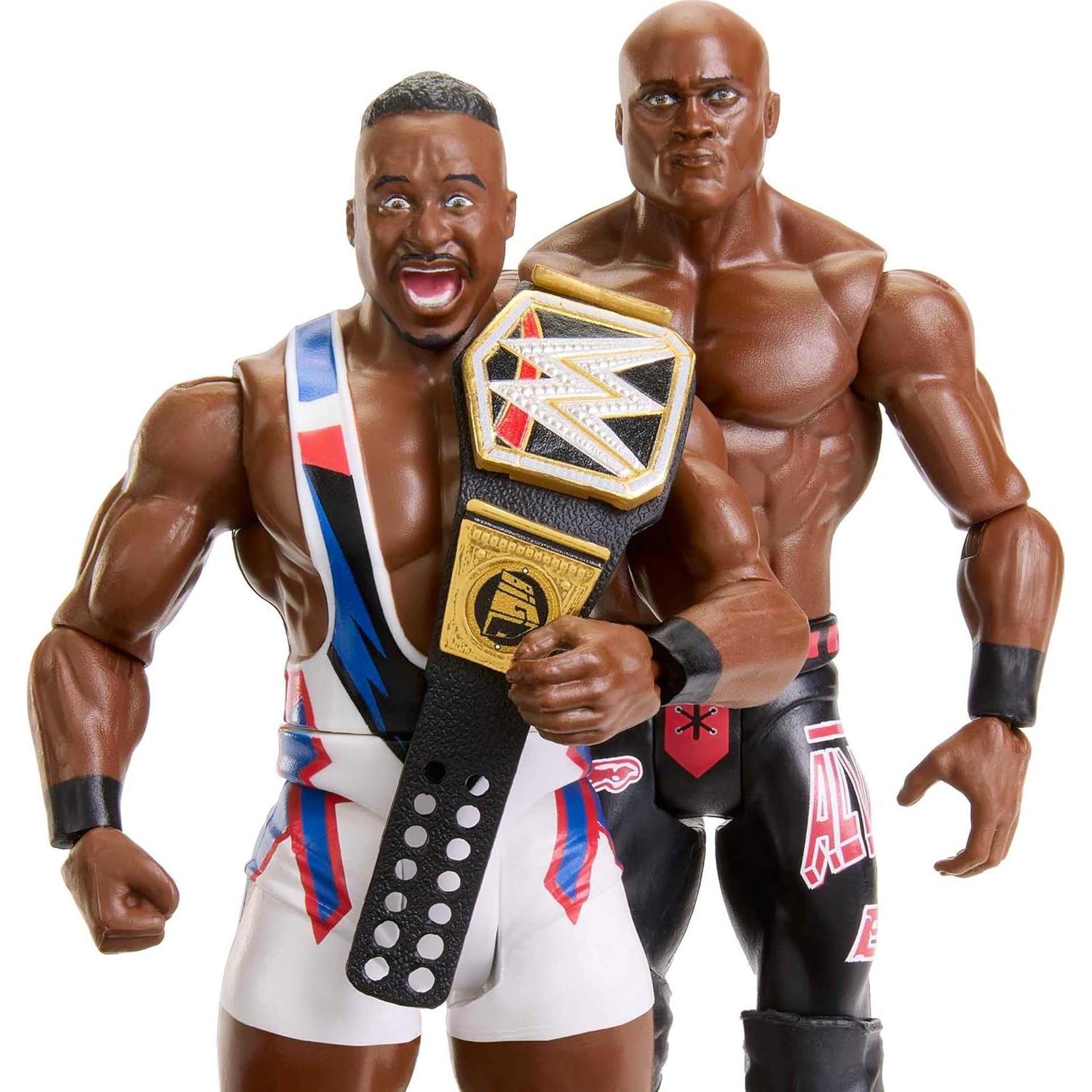 Figura de Acción WWE 2-Pack Mattel Big E y Bobby Lashley 15 cm