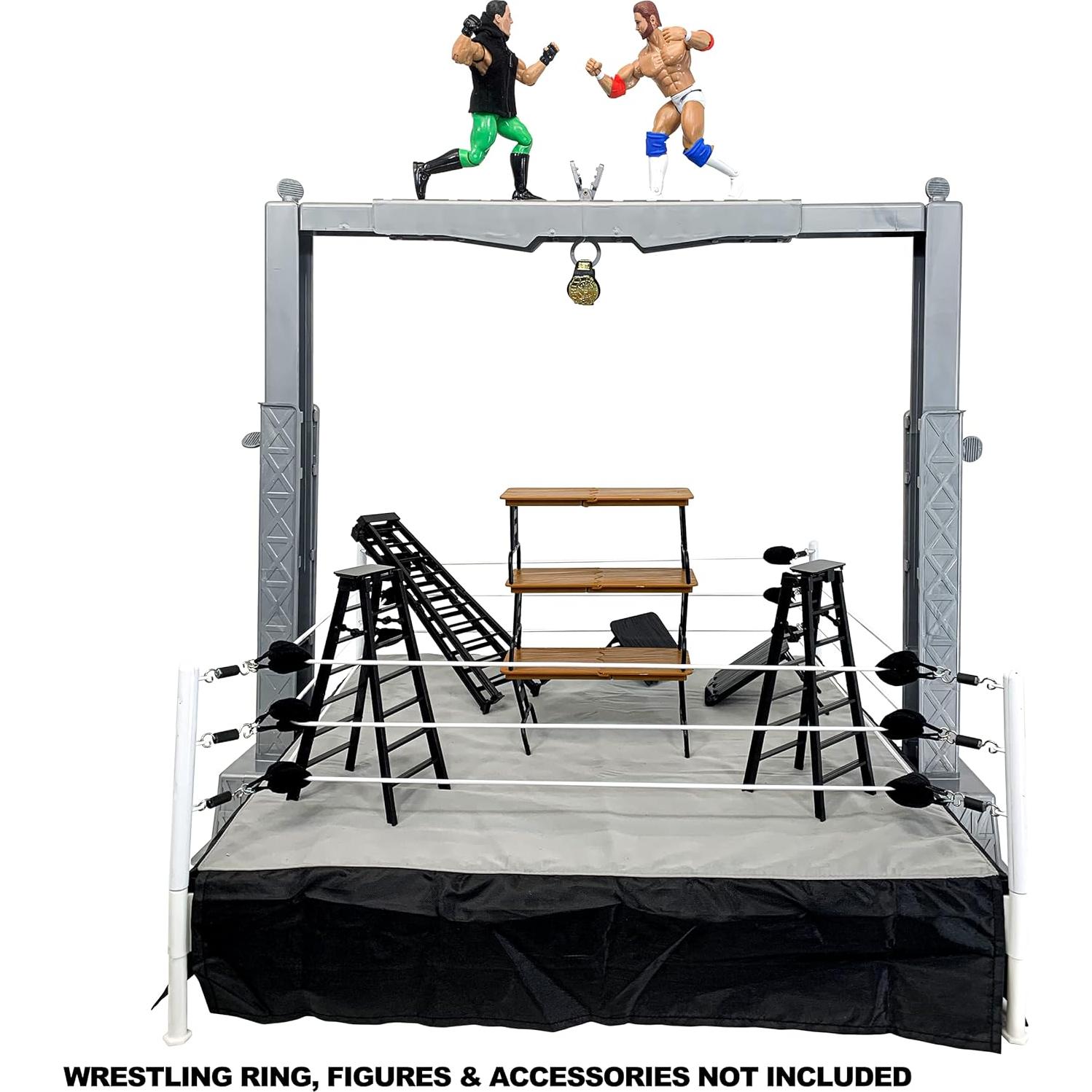 Juego Agarrar El Equipo Figures Toy Company para Lucha Libre