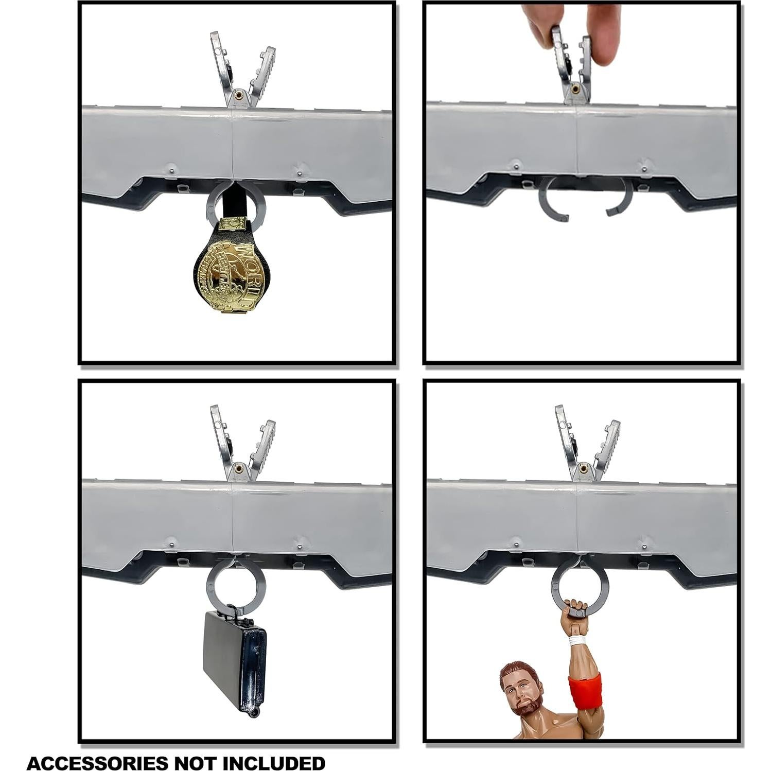 Juego Agarrar El Equipo Figures Toy Company para Lucha Libre