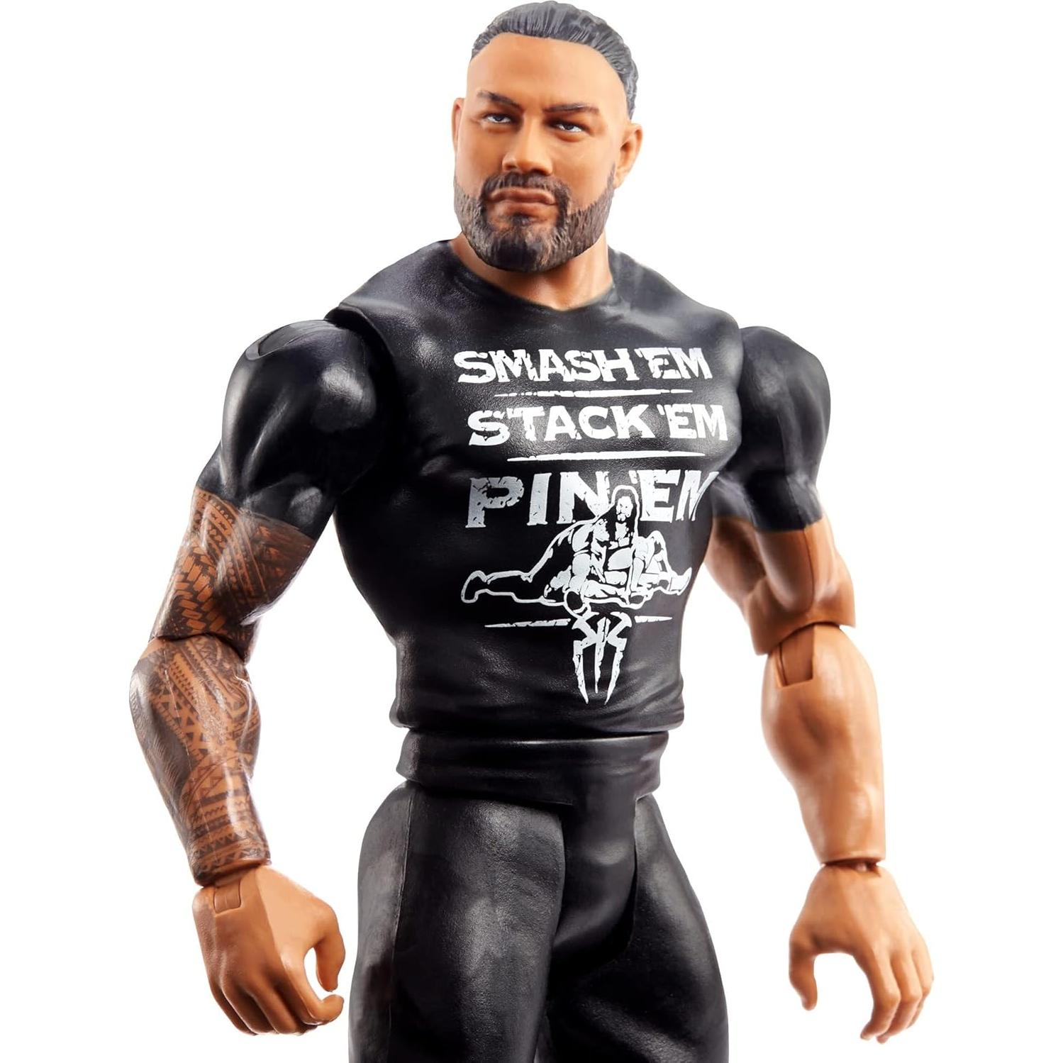 Figura de Acción WWE Roman Reigns 15 cm Coleccionable Mattel
