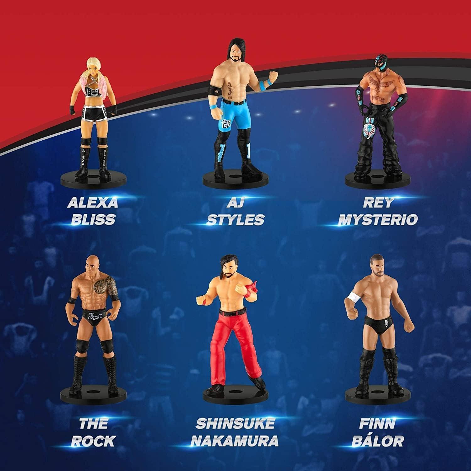 Toppers de Lápiz WWE Set de 12 - Bray Wyatt, Undertaker y Más