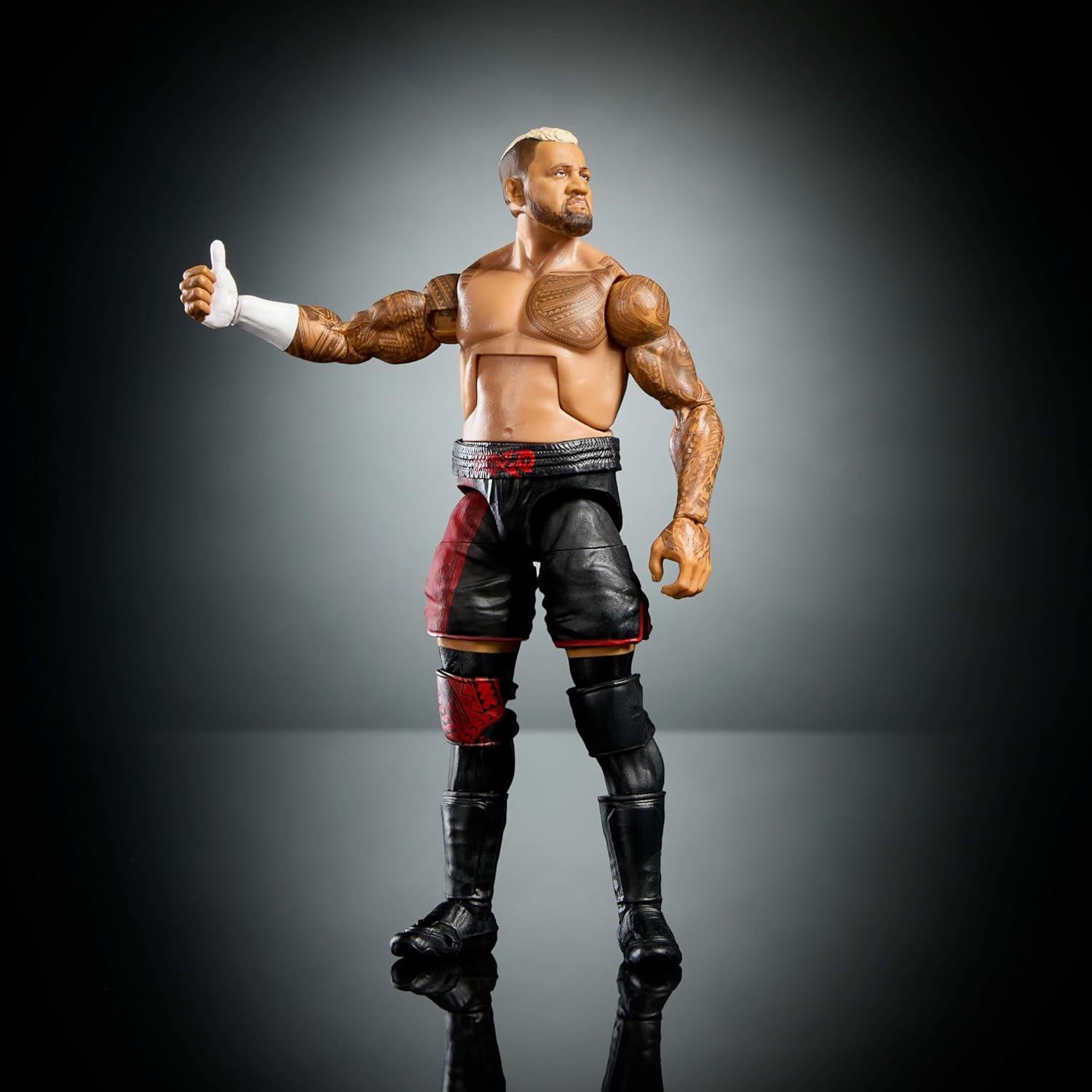 Figura de Acción WWE Elite Collection Mattel Sola Sikoa 15 cm