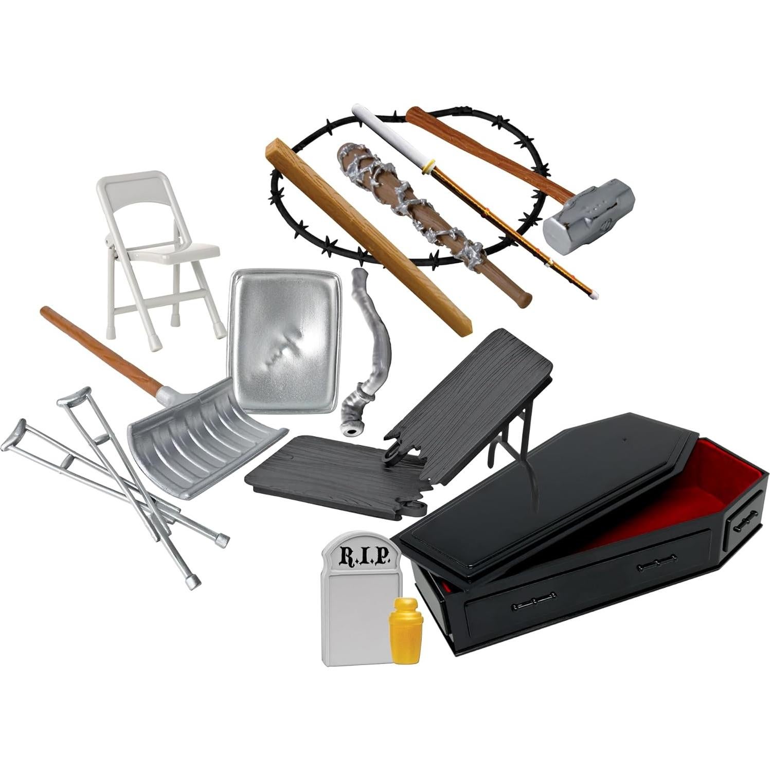 Juego de Accesorios Hardcore Coffin 15 Piezas Lucha Libre