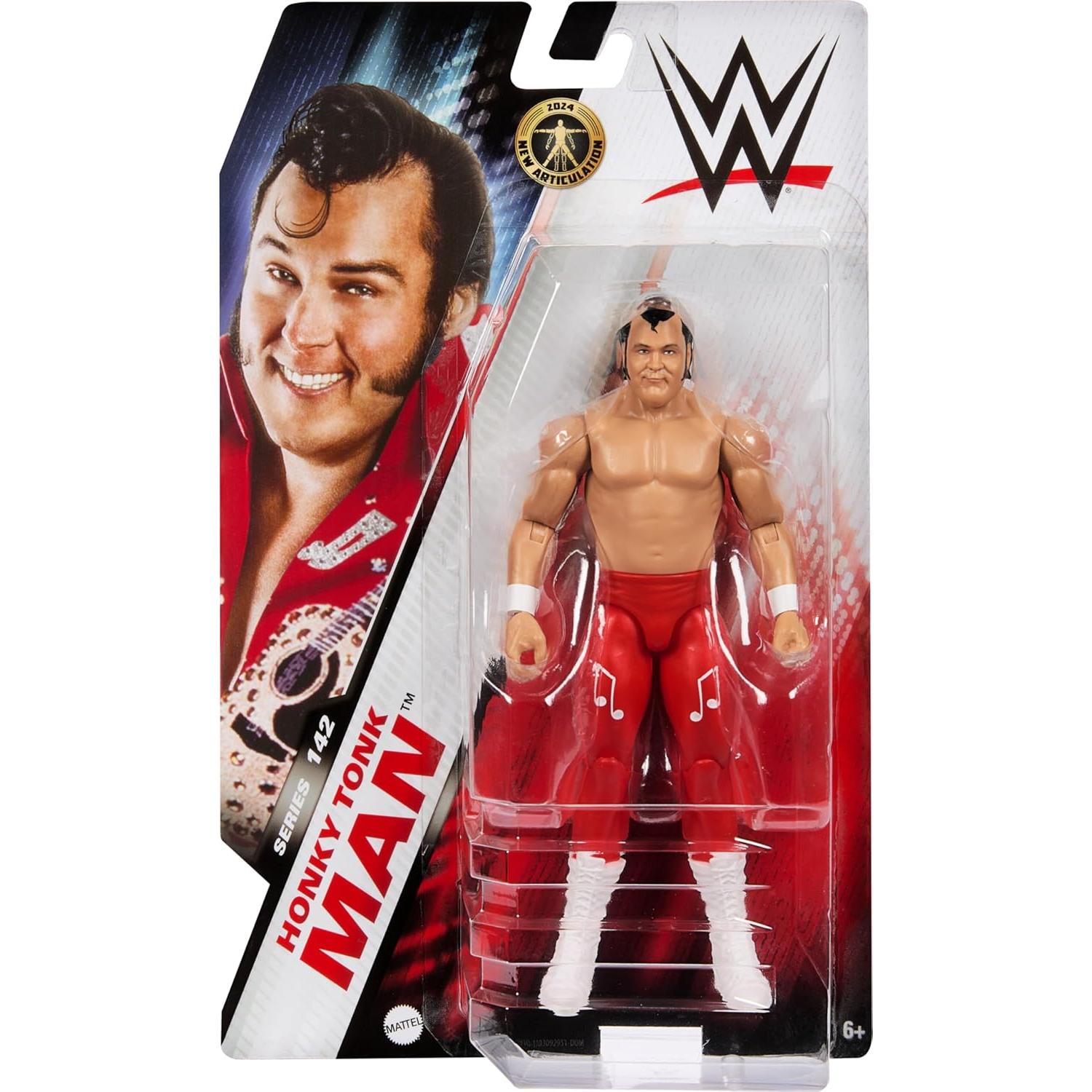Figura de Acción WWE Mattel Honky Tonk Man 15 cm Articulada