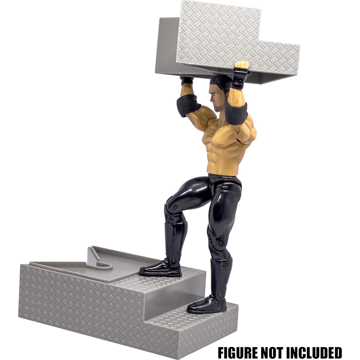 Escaleras de Ring Rompibles Deluxe Figures Toy 15cm Lucha Libre