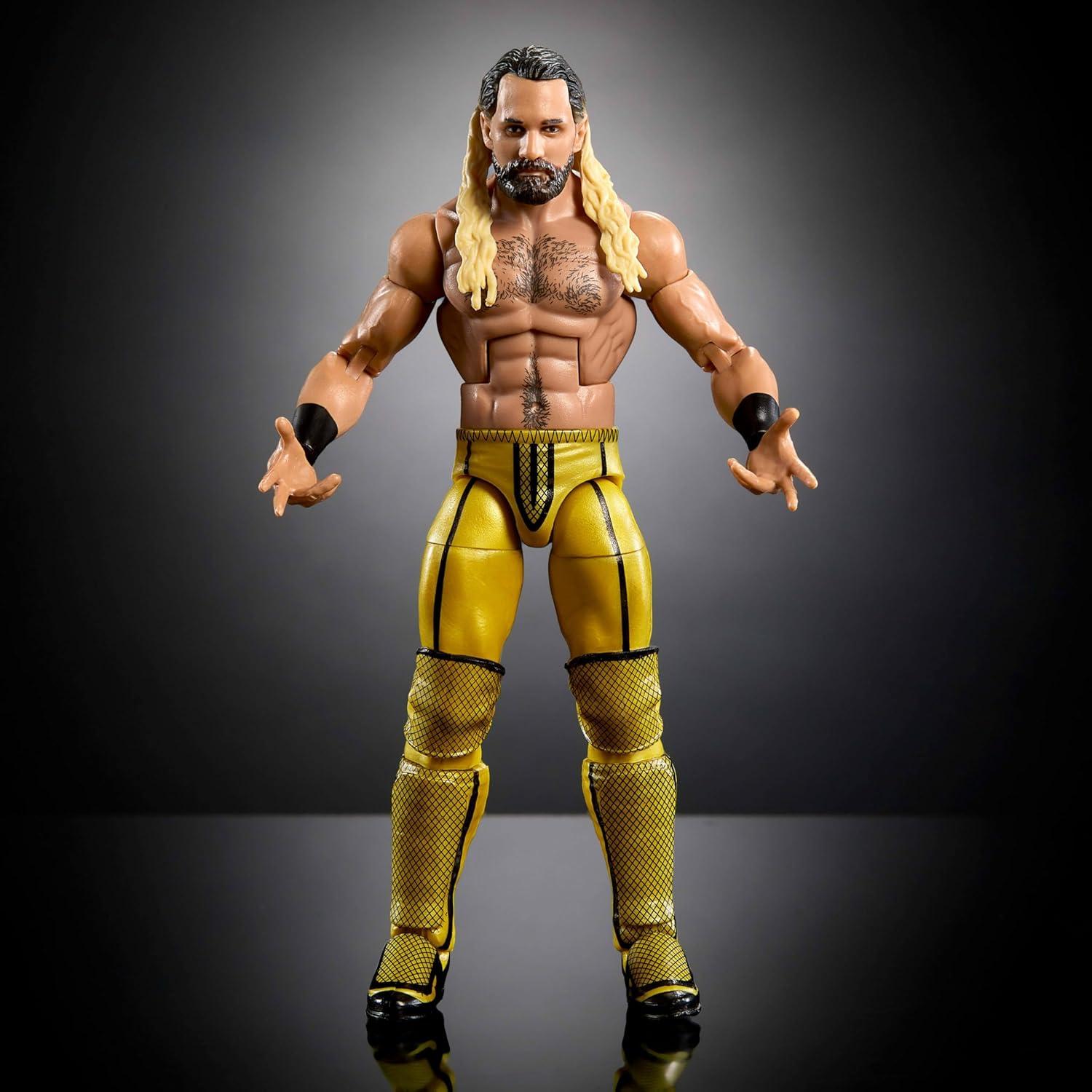 Figura de Acción Elite Mattel WWE Seth Rollins 15 cm Coleccionable