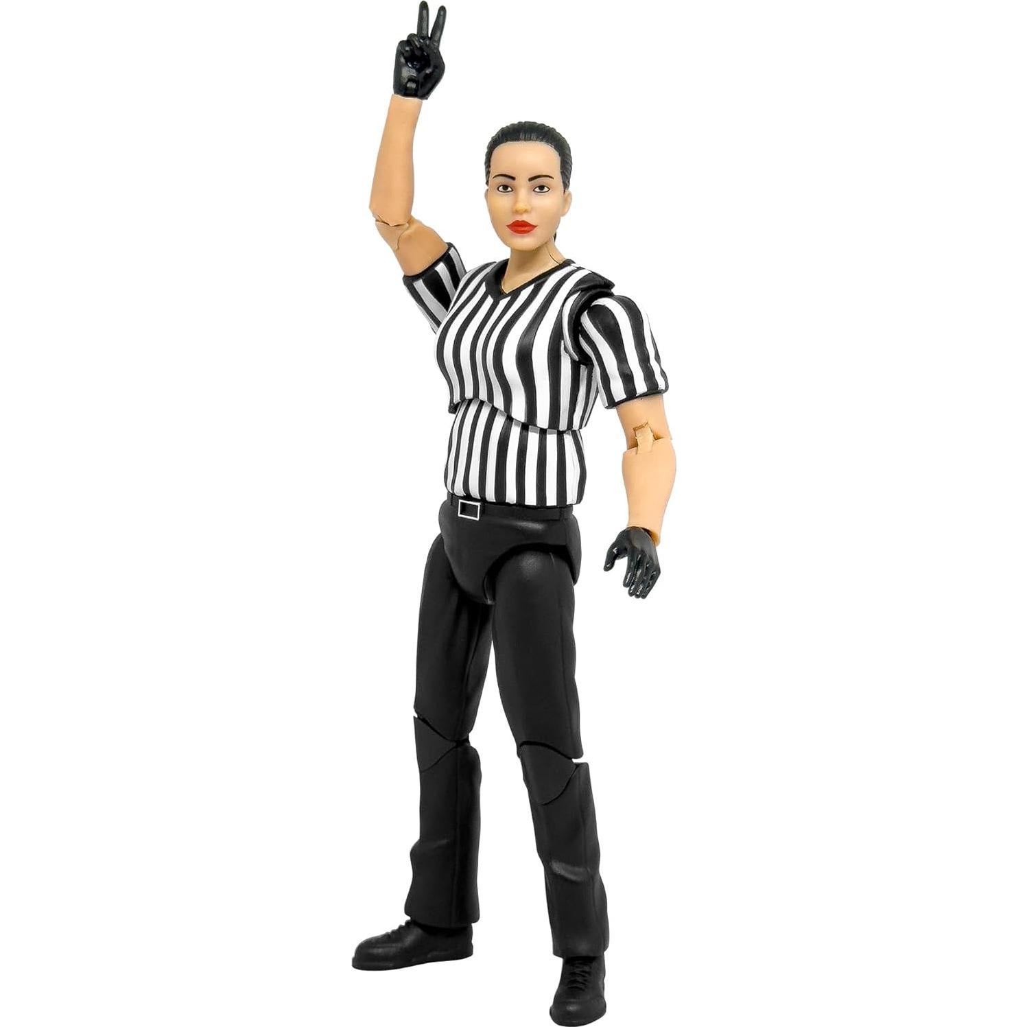 Árbitra Femenina Deluxe para Figuras de Acción WWE AEW 15.24cm