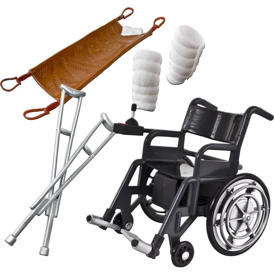 Juego de Accesorios de Lesiones Hardcore para Figuras de Lucha Libre