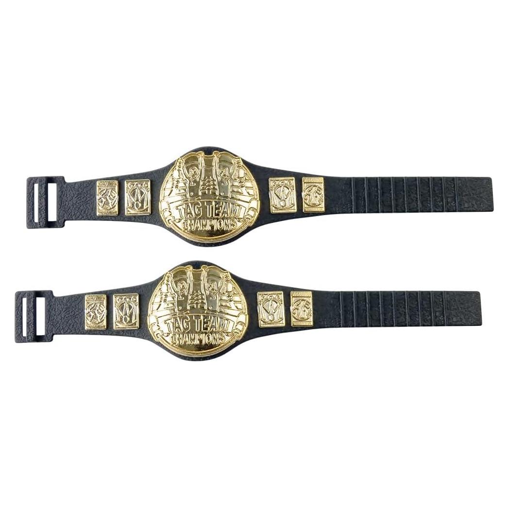 Juego de 2 Cinturones de Campeonato Lucha Libre Figures Toy 14.6cm