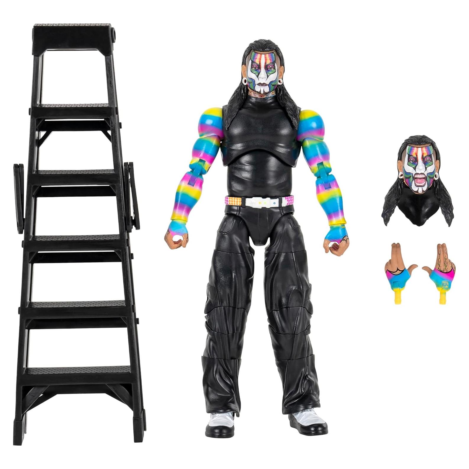 Figura de Lucha Libre AEW Jeff Hardy Luz Negra Jazwares