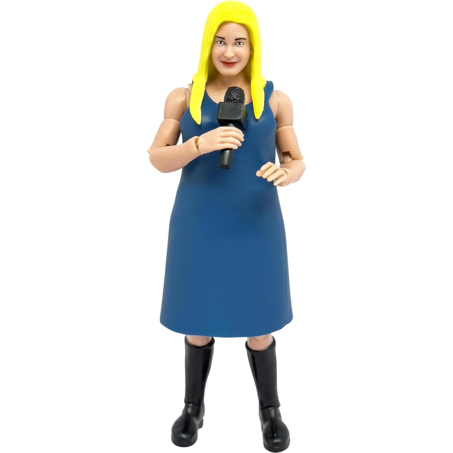 Figura Anunciadora de Entrevistas Femenina Deluxe 15.24 cm