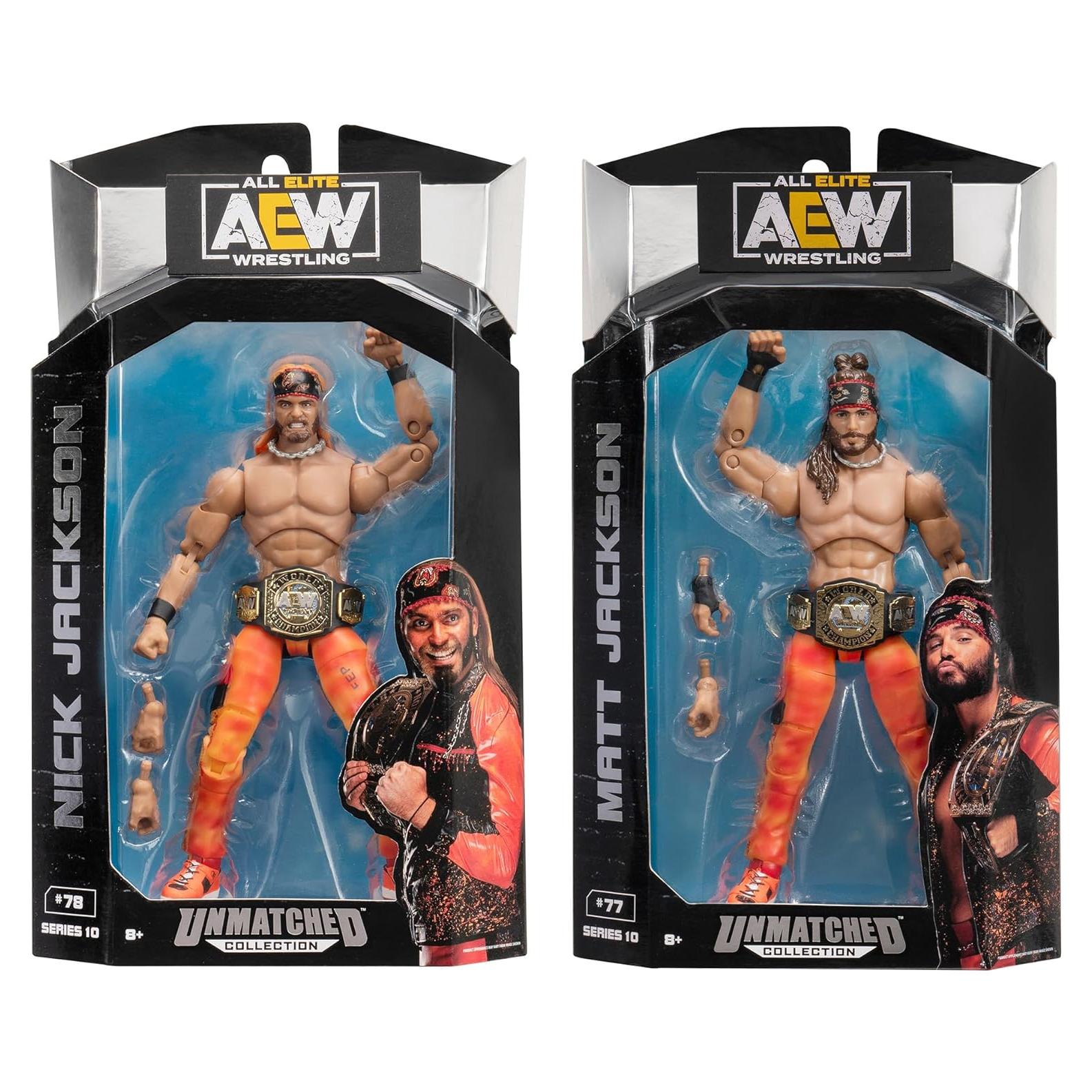 Figuras de acción AEW Young Bucks Jazwares - Serie 10