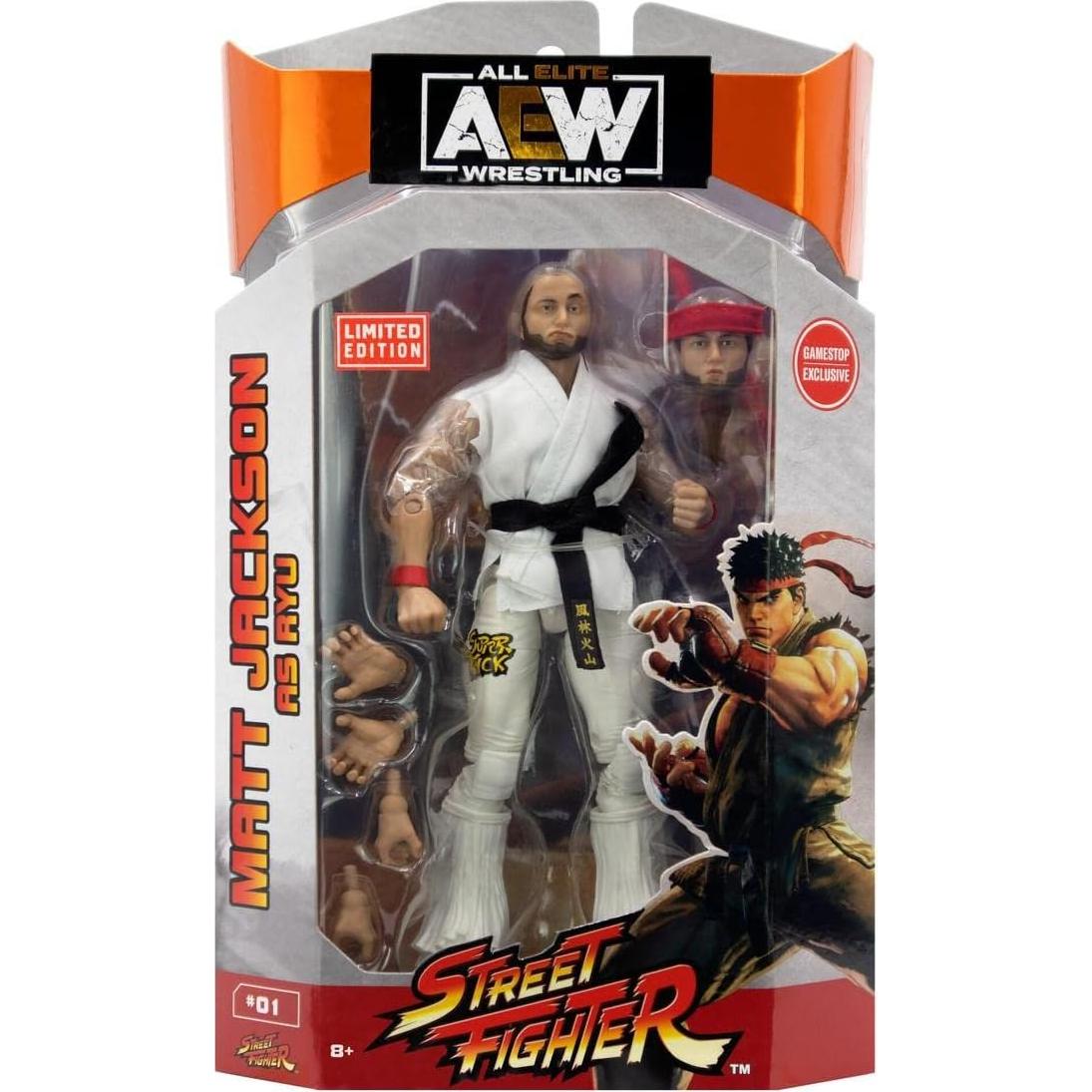 Figura de acción Matt Jackson Ryu 15 cm Jazwares AEW