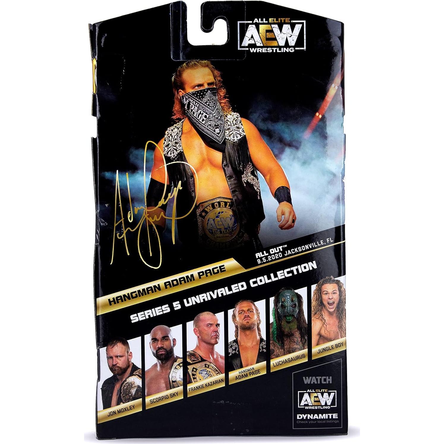 Figura de Acción Hangman Adam Page AEW 16.5 cm - Colección Unrivaled